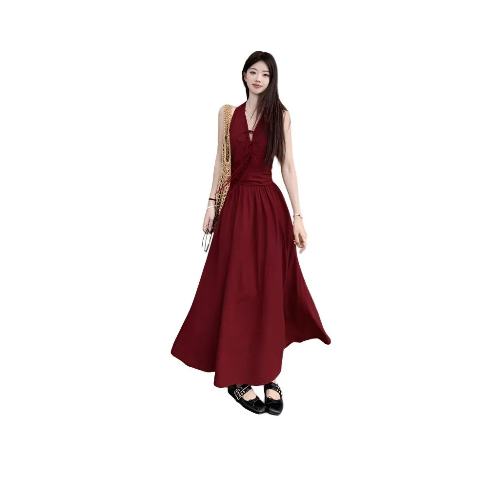 HTHK Red Женские Слиплатья