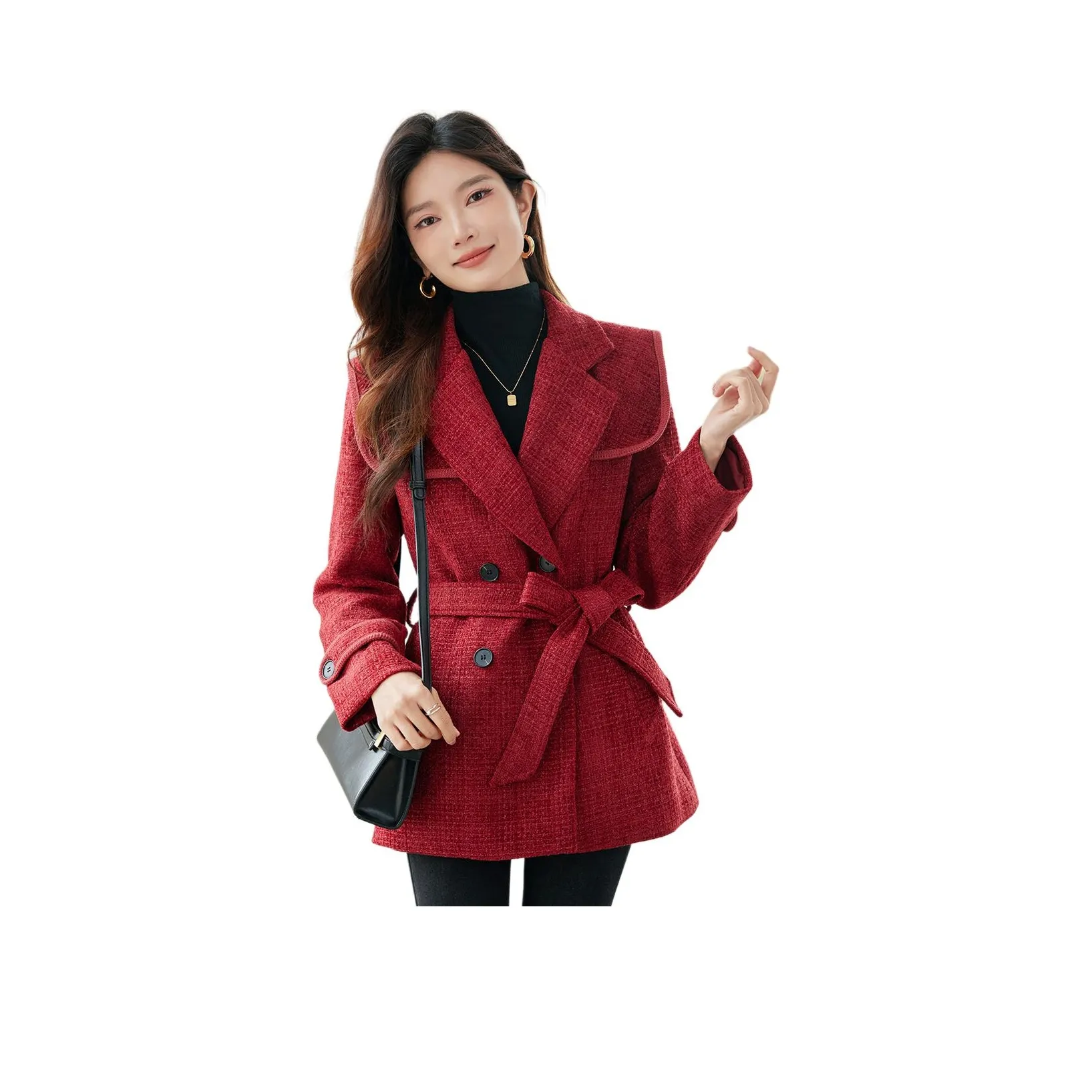 TERRE BLEUE Business Suit Women's Red