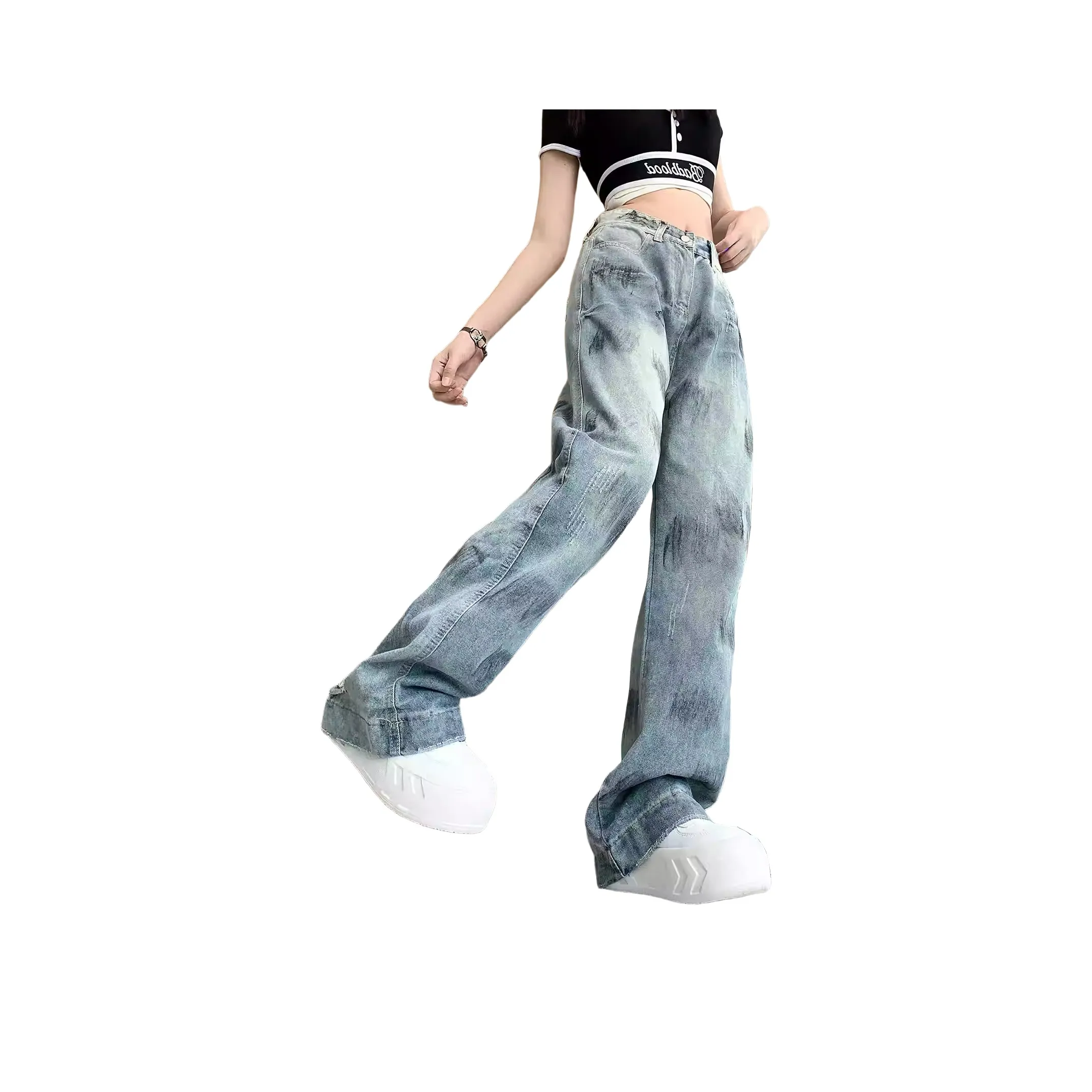 Paddy Julia Синие Унисекс Джинсы