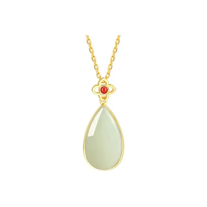 Chongqing Gold Store Chalcedony Necklaces Women's