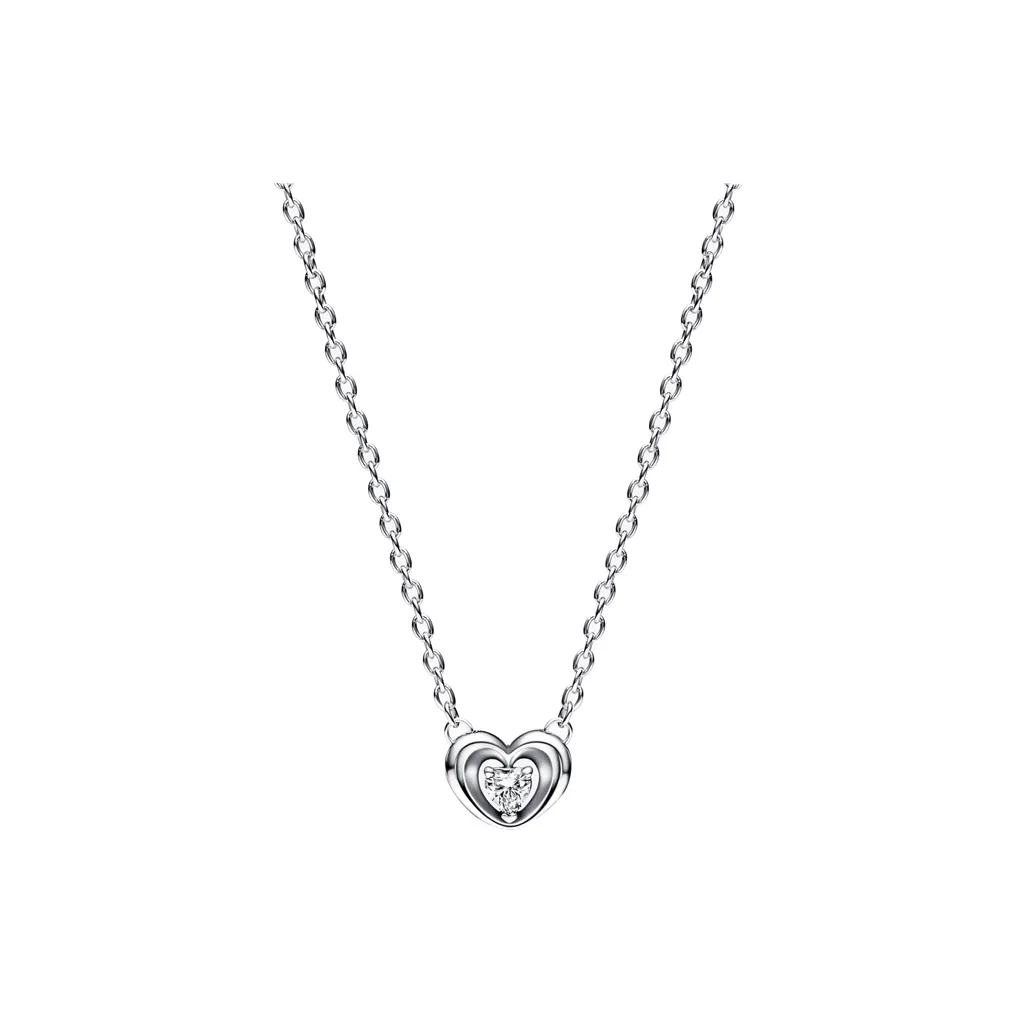 Pandora MOMENTS 925 Sterling Silver Necklaces Women's