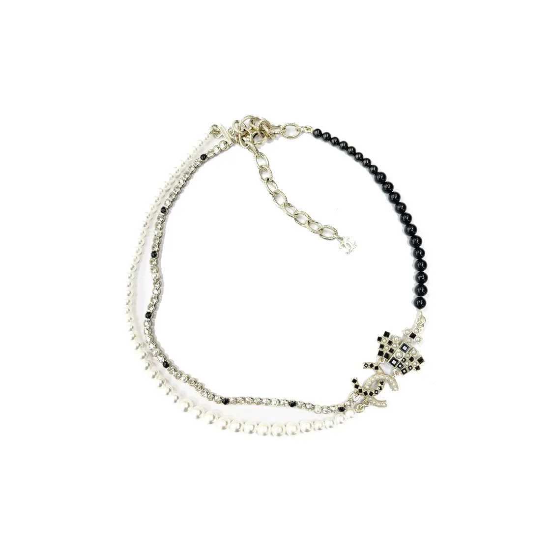 CHANEL Metal, Pearl, Rhinestone Necklaces Women's