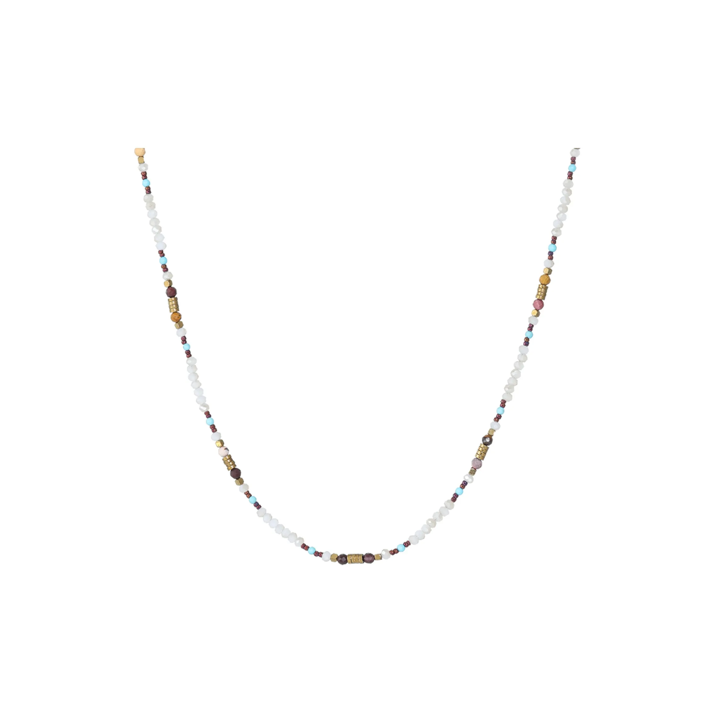 MISS XIA JWY Гематитовые ожерелья унисекс