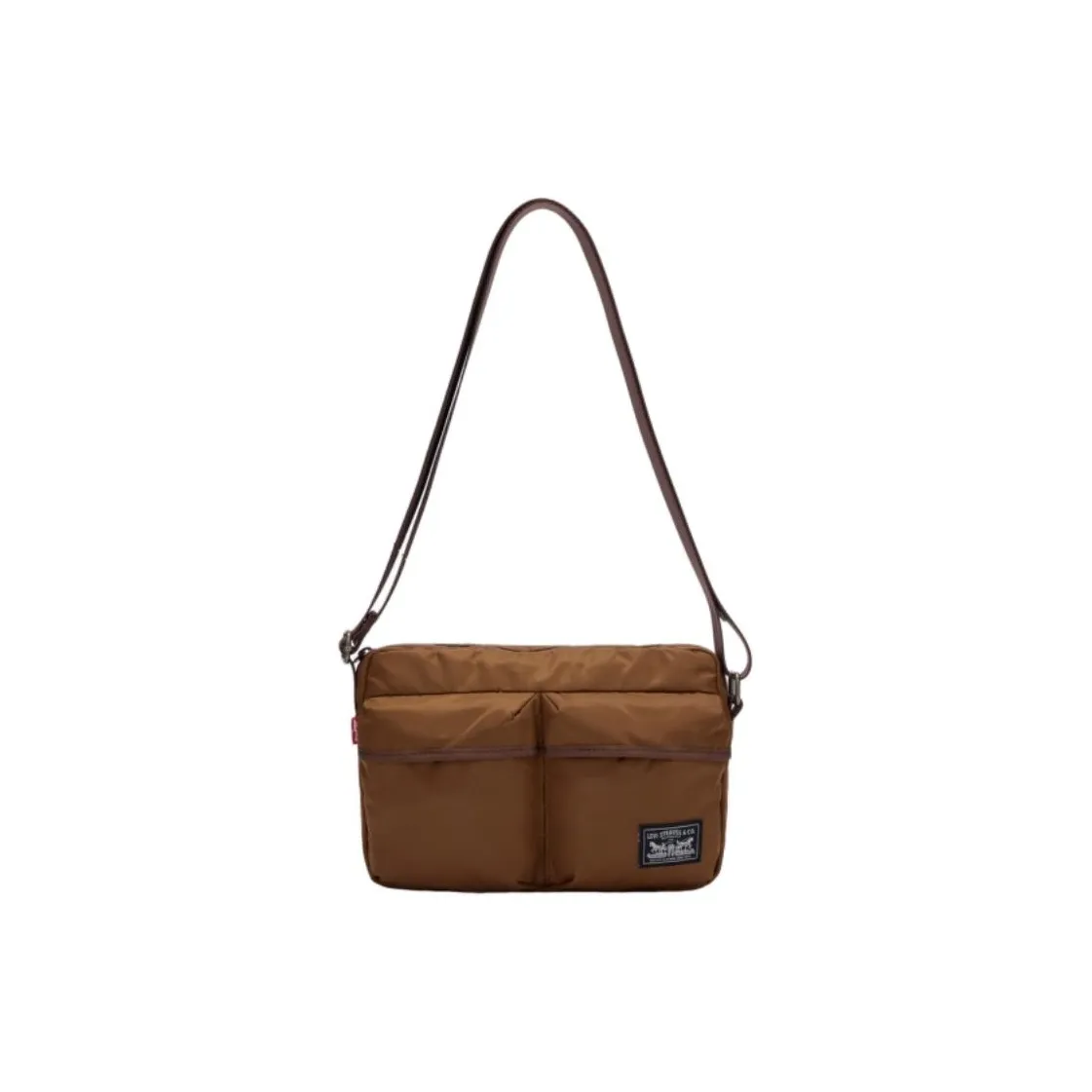 Levi's Бренд Вышивка Логотип Camera Сумка Сумка через плечо Обычный Мужской Коричневый