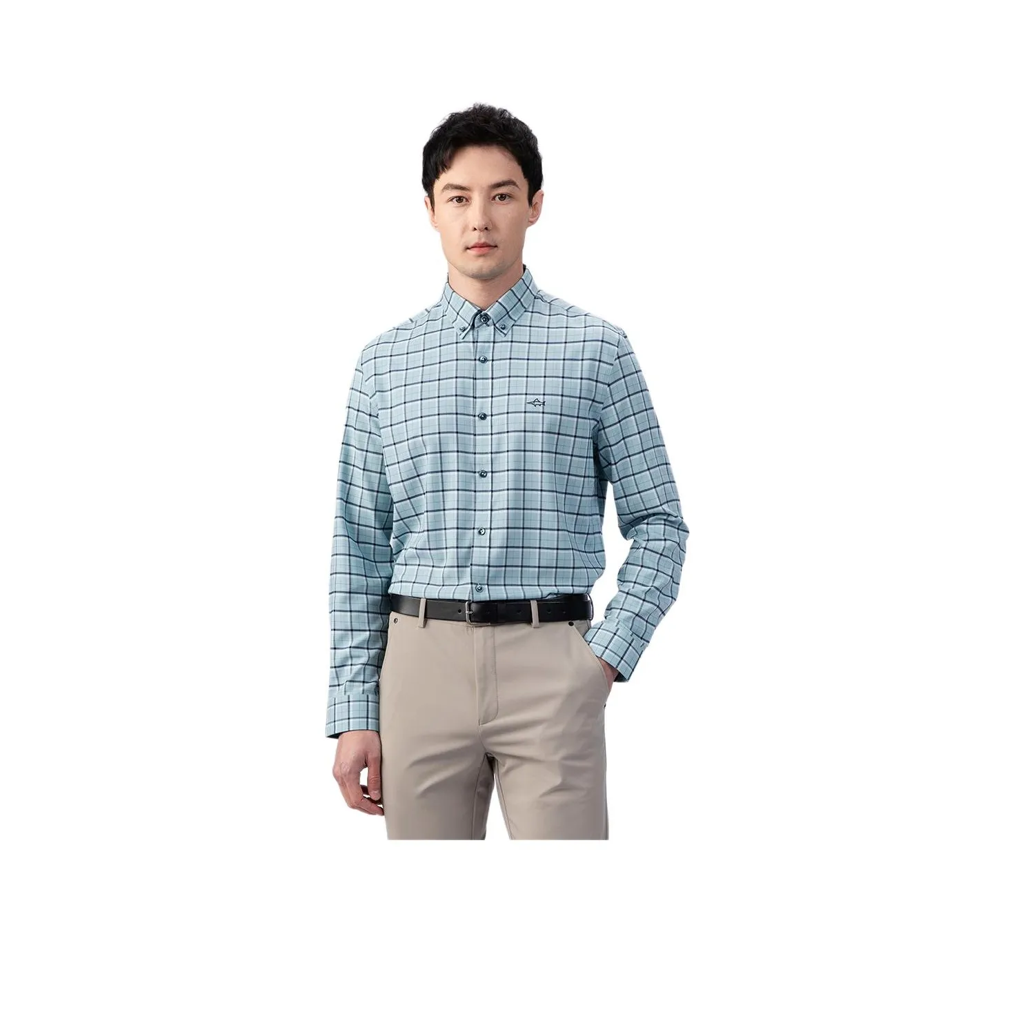 GOOD LUCK GLADIUS Рубашка Мужская Изумрудно-Зеленая