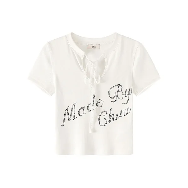 CHUU Белый Женские T-рубашки