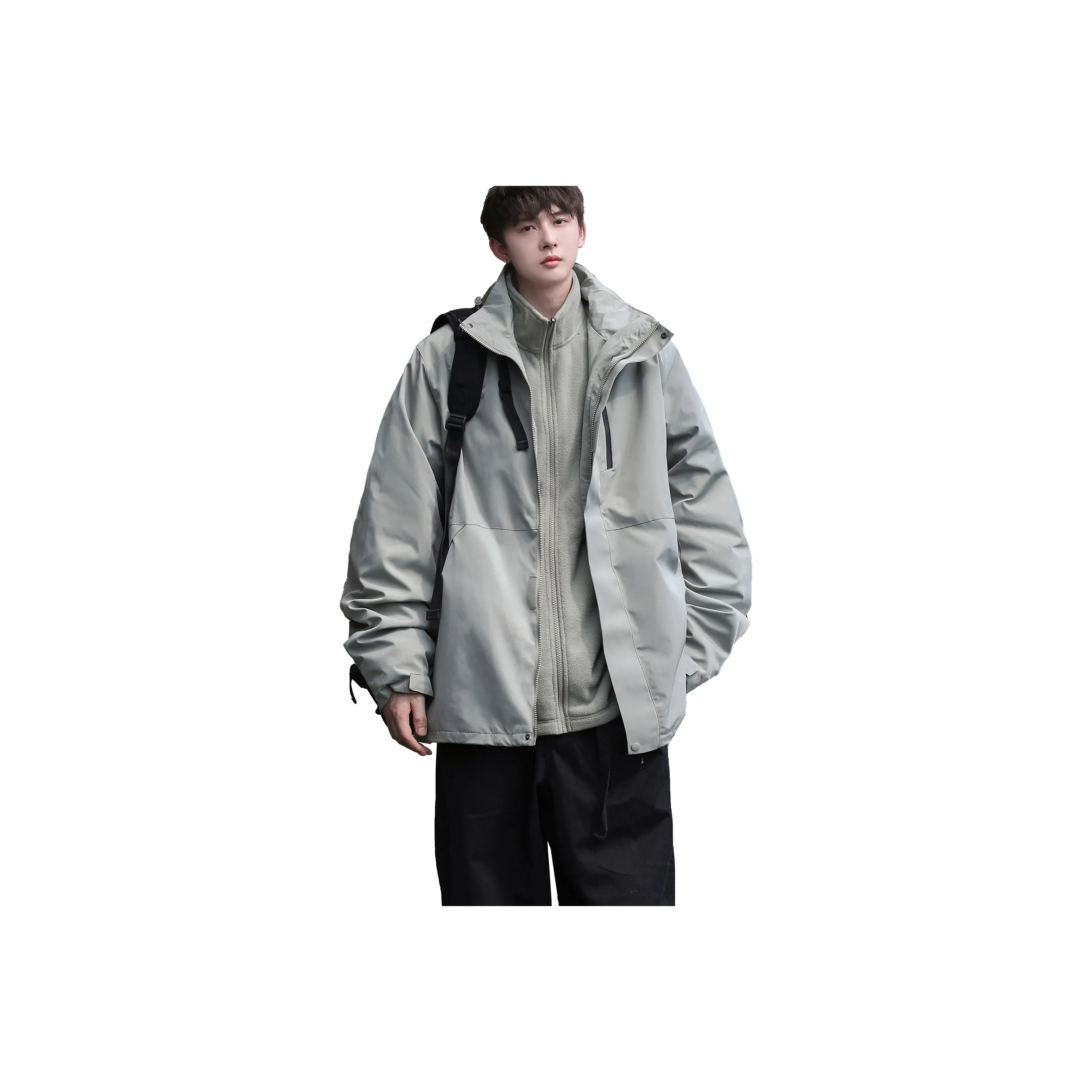 MONTVOO Waterproof And Windproof Windbreaker Jacket Unisex