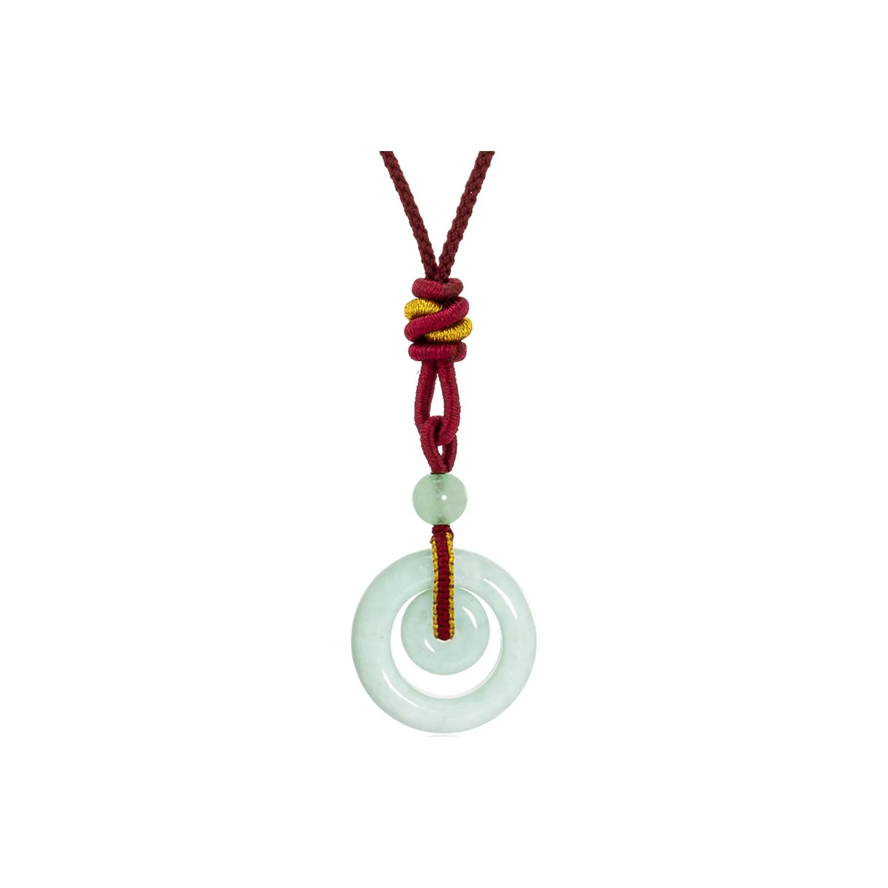 North Cain Bean Type Jadeite Necklaces Unisex