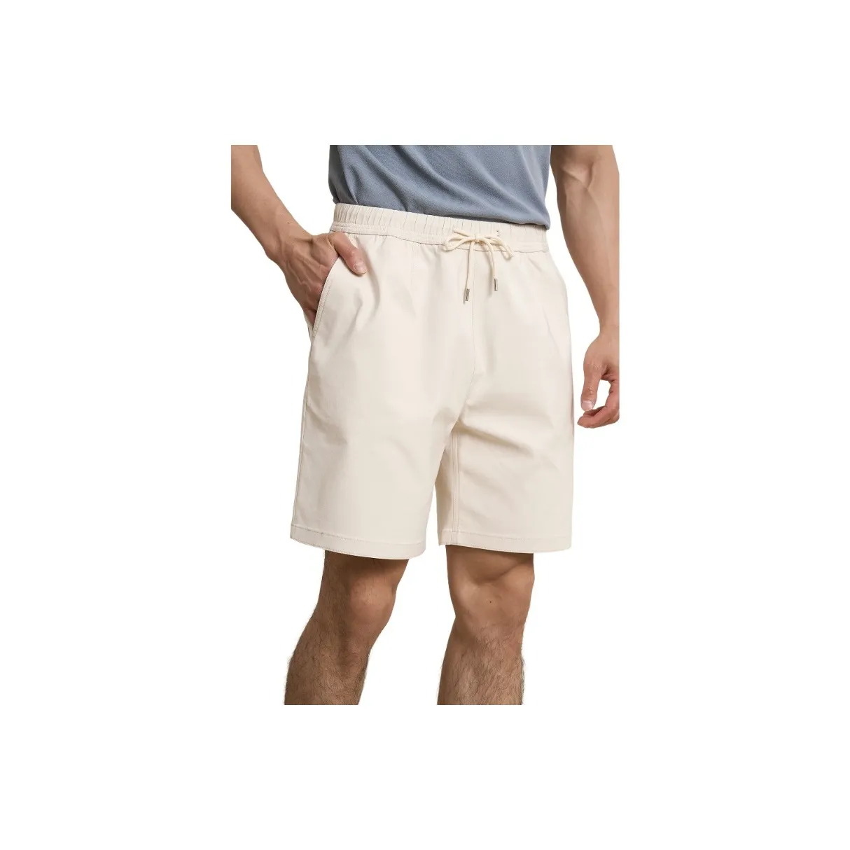 ZINGCHEN Экрю Мужские Повседневные Шорты