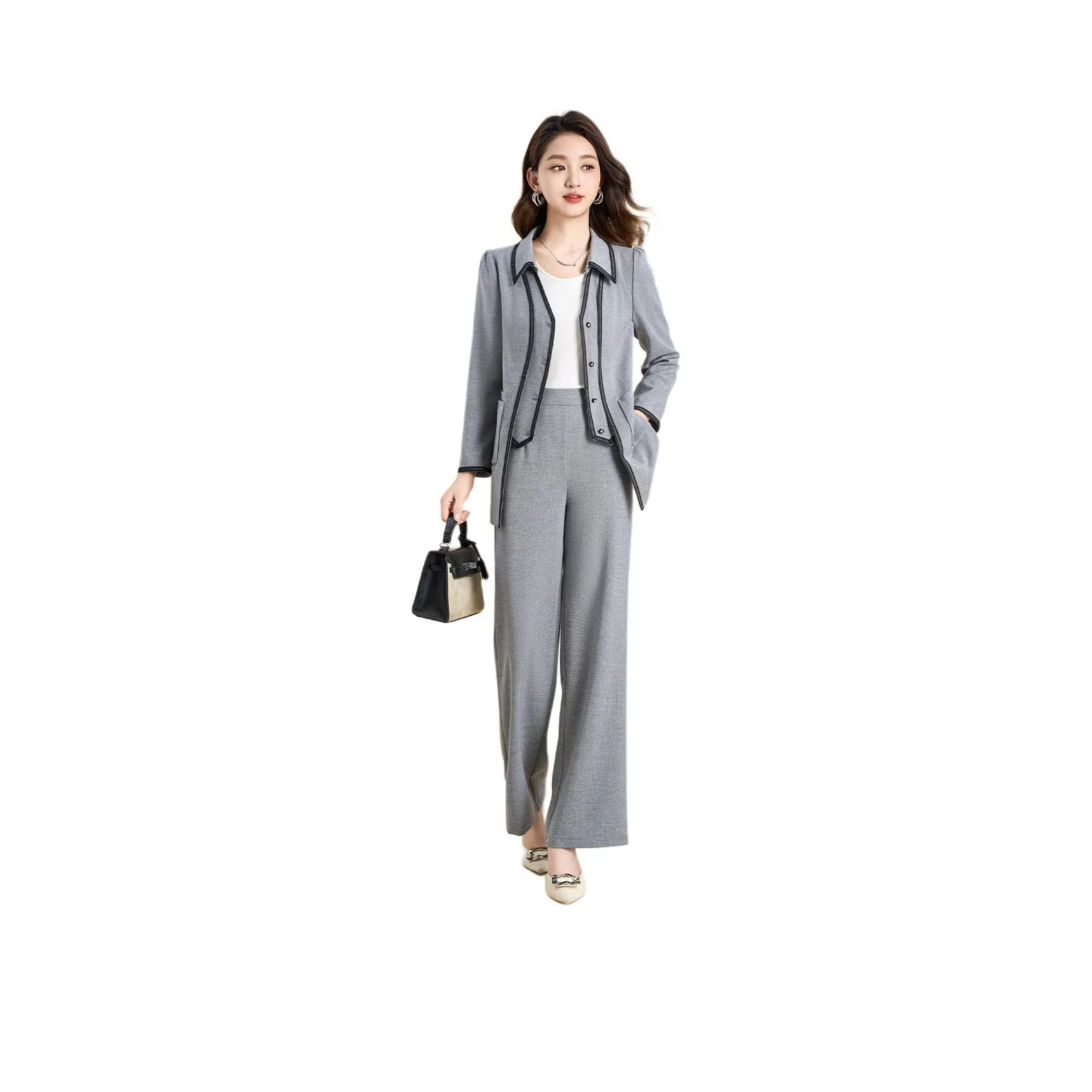 Mylan Повседневный Костюм Женские Серый Коллекция Бренд Оставайтесь в курсе событий с оповещениями
