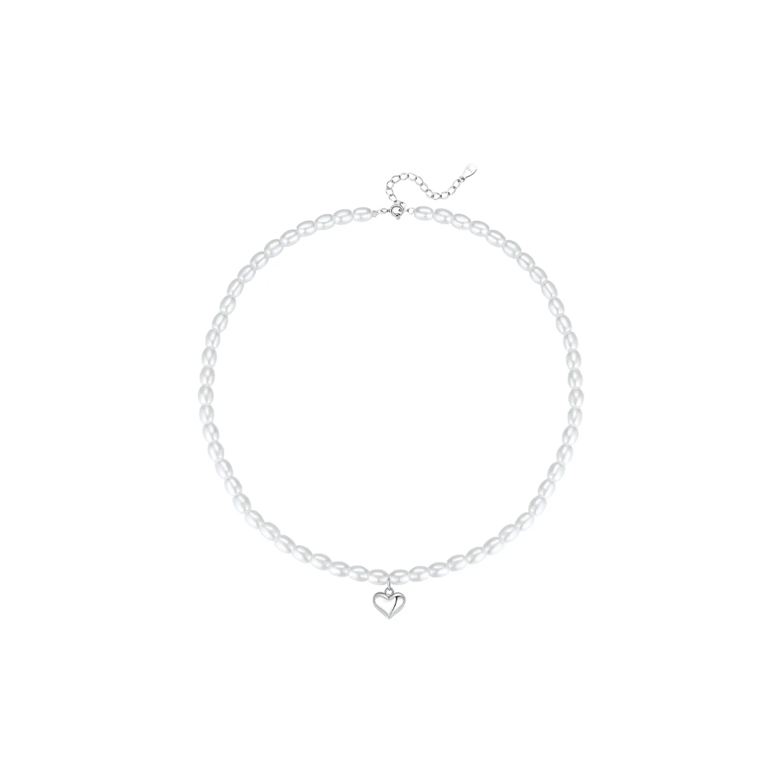 WINY 925 стерлинговое серебро жемчужные ожерелья Women's Silver