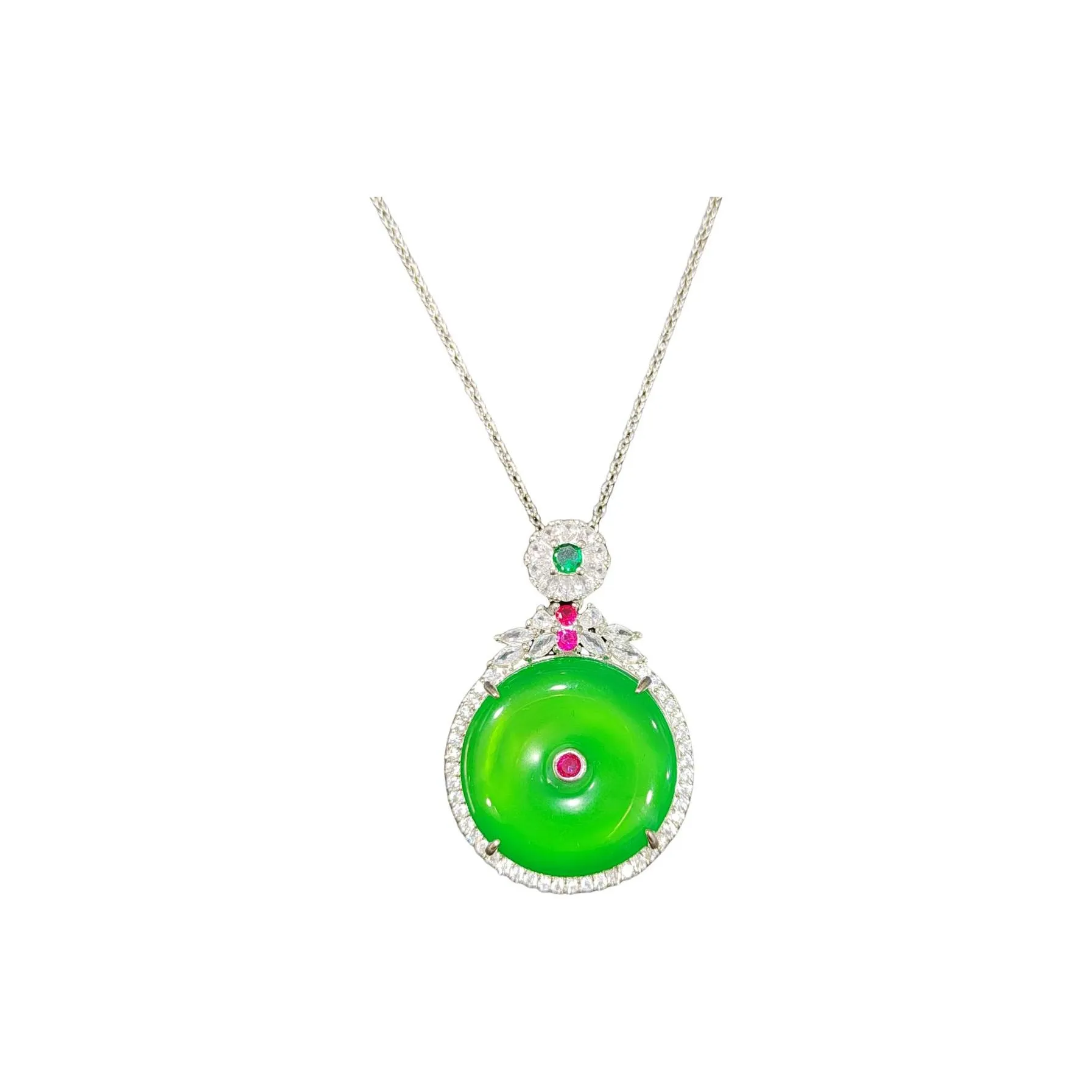 Gifts Chalcedony Jade Necklaces Unisex