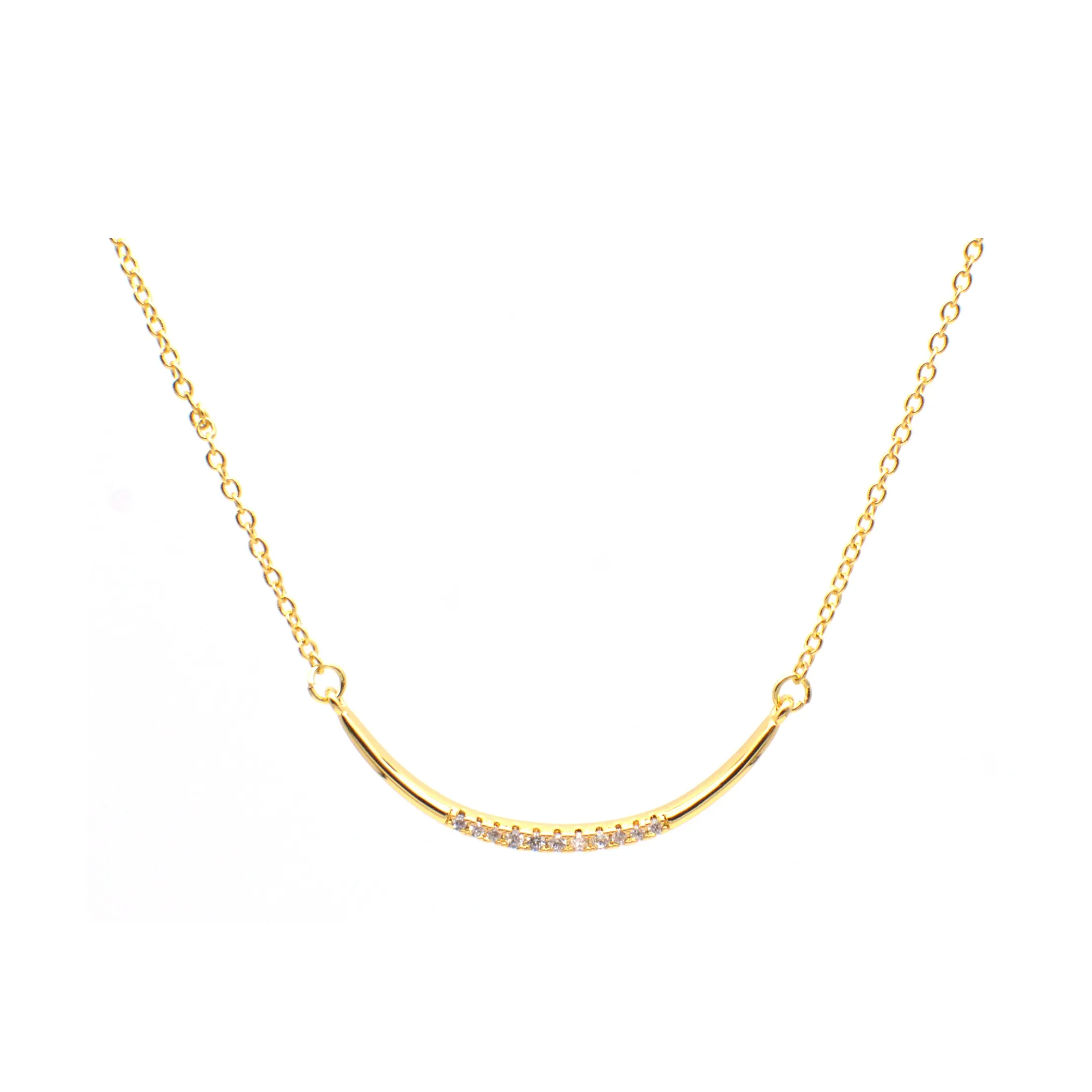 DAP Золото-покрытая титановая сталь ожерелья женские