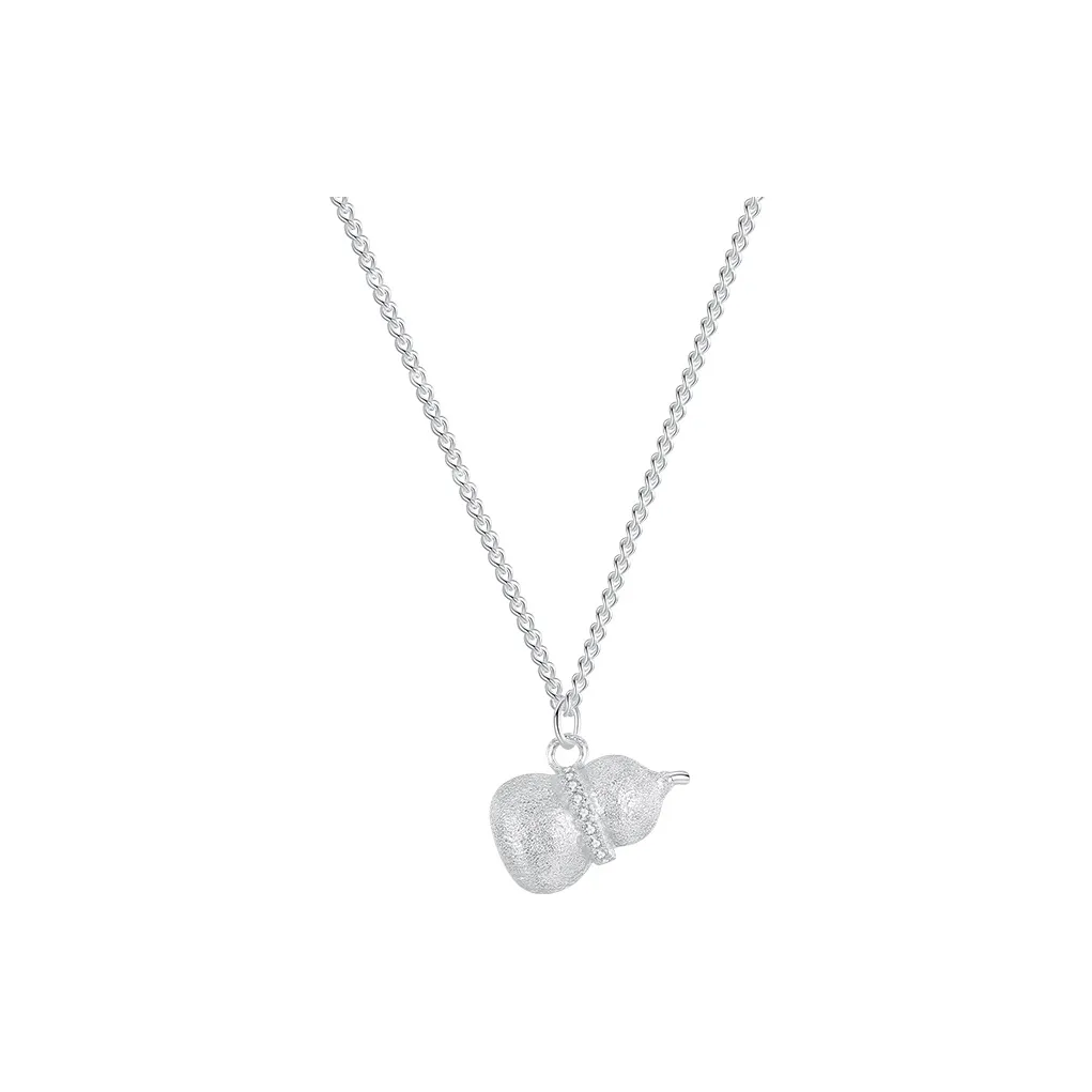 Heart Grass 999 Fine Silver Necklaces Women's