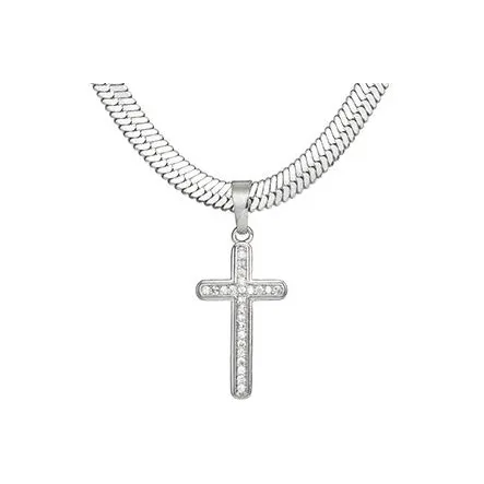 FOREVER MELODY Титановые стальные ожерелья унисекс серебряные