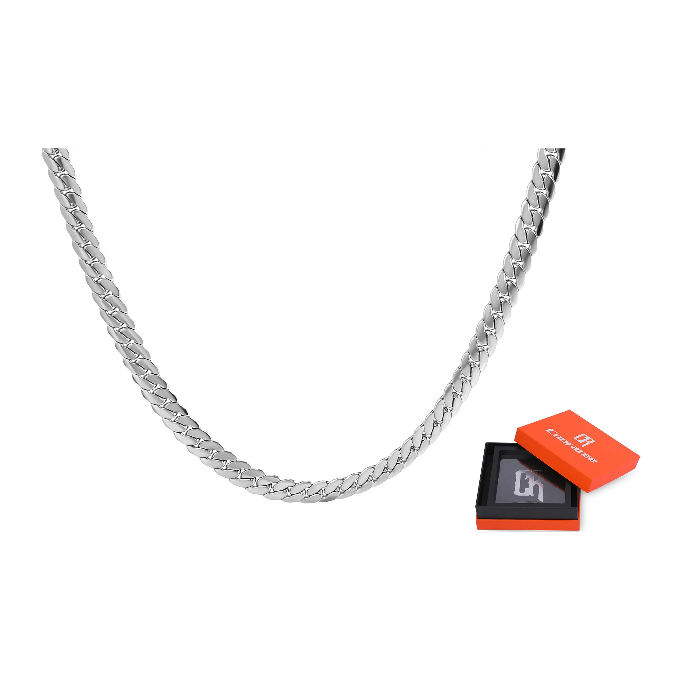 Cooraree Necklaces Unisex Silver