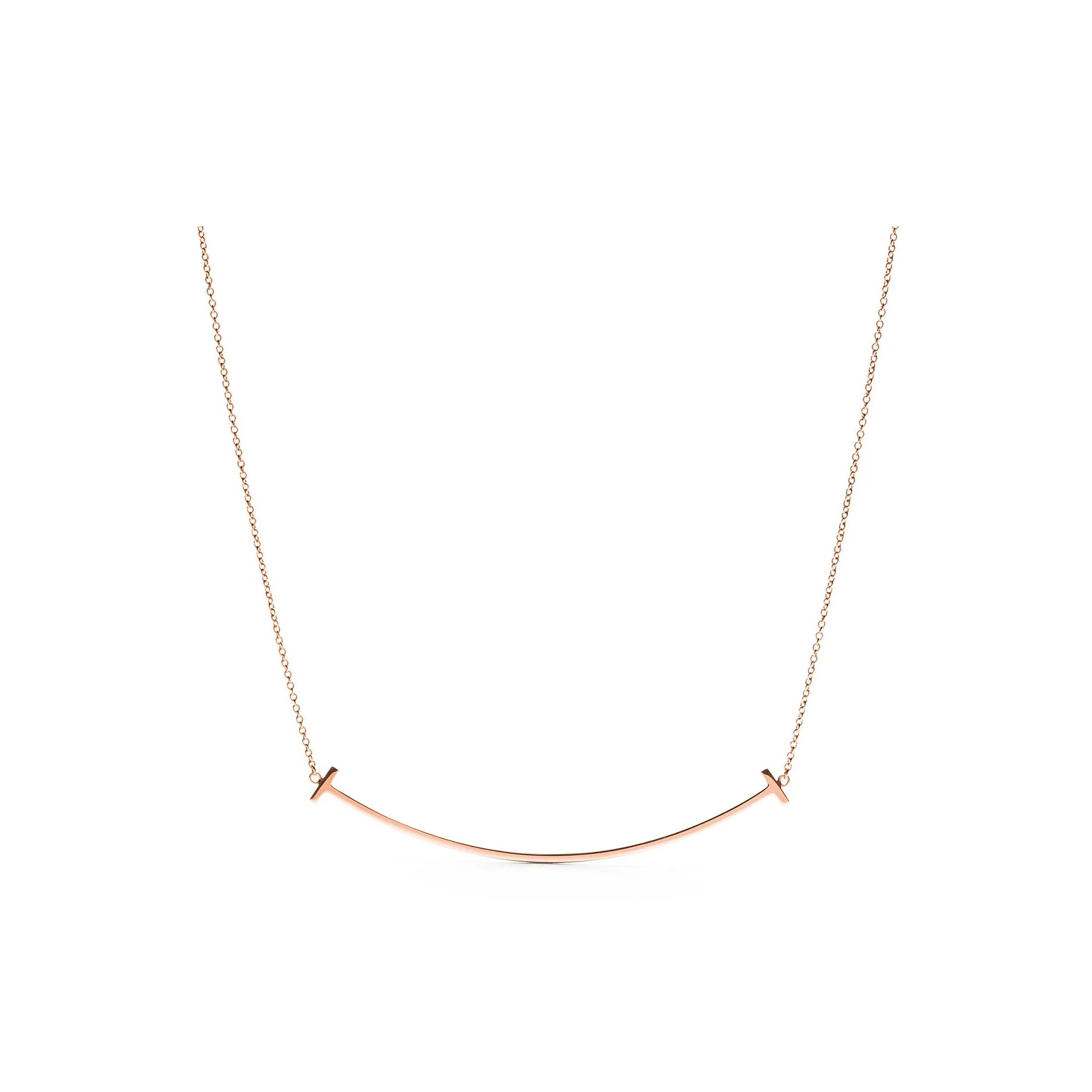 TIFFANY & CO. 18K Rose Gold Necklaces Women's Rose Gold