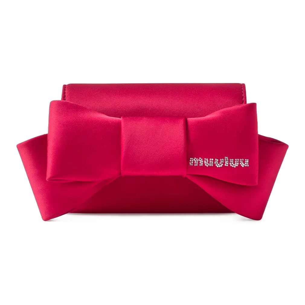 Muuluu Сатин Bowknot Knot Сумка Bestie Girlfriend Crossbody Сумка Сумка через плечо Mini Женская Многоцветная