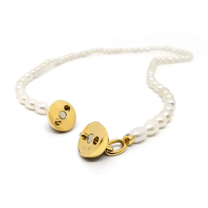 ALP JEWELRY 14K Vacuum Gold Plated Accessory Women's