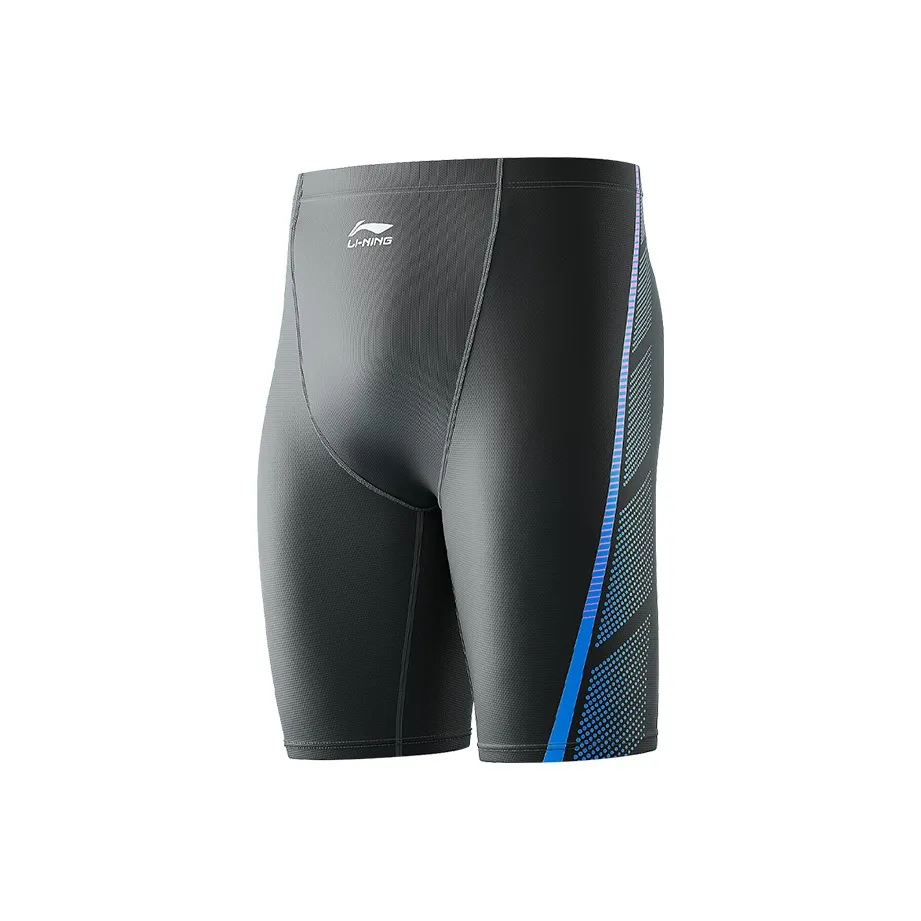 Мужские плавательные шорты с подкладкой улучшенные черные