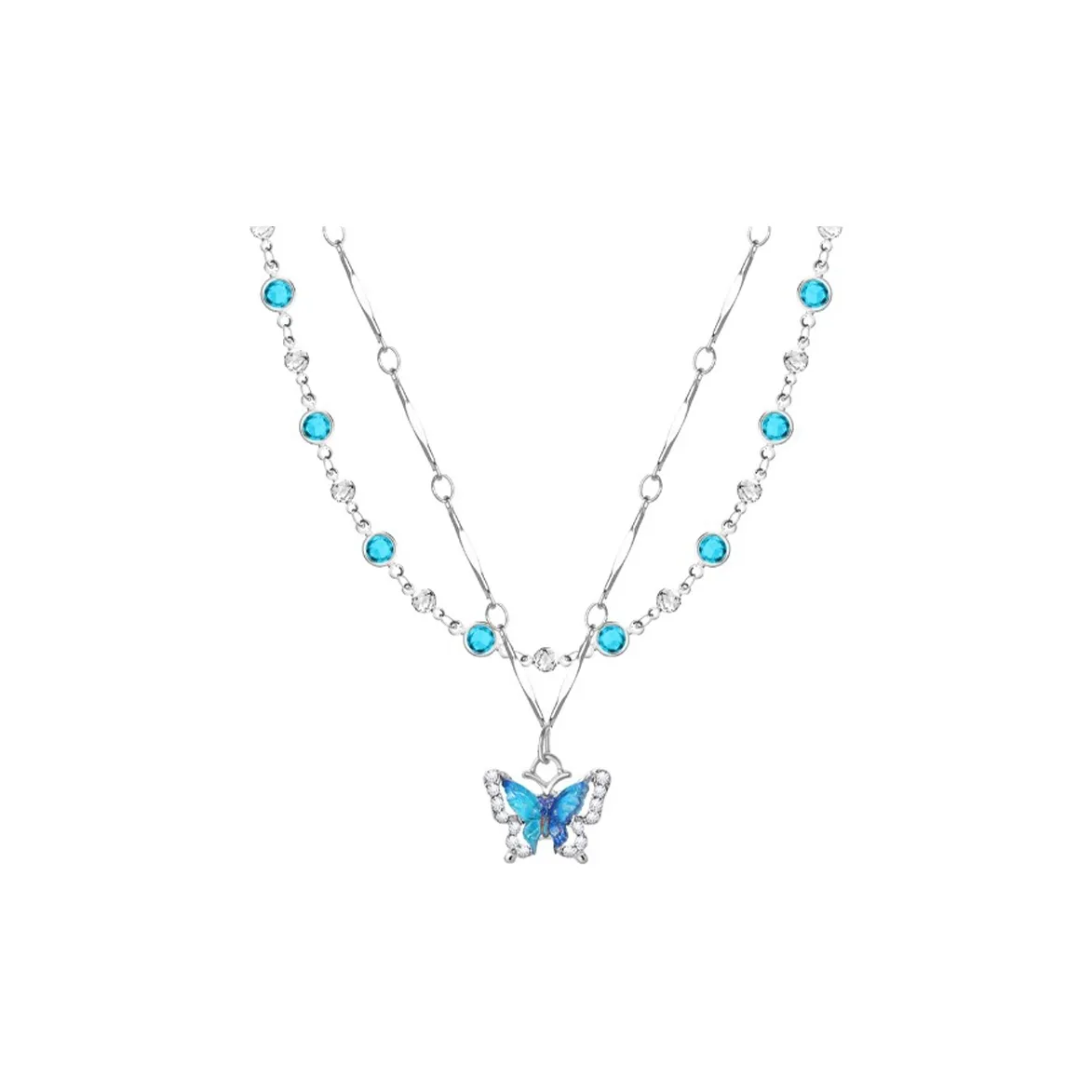 VIVIWELL Luxury Minimalist Style Versatile Niche Design Elegant Elegance Premium Feel Chain Necklace Women's