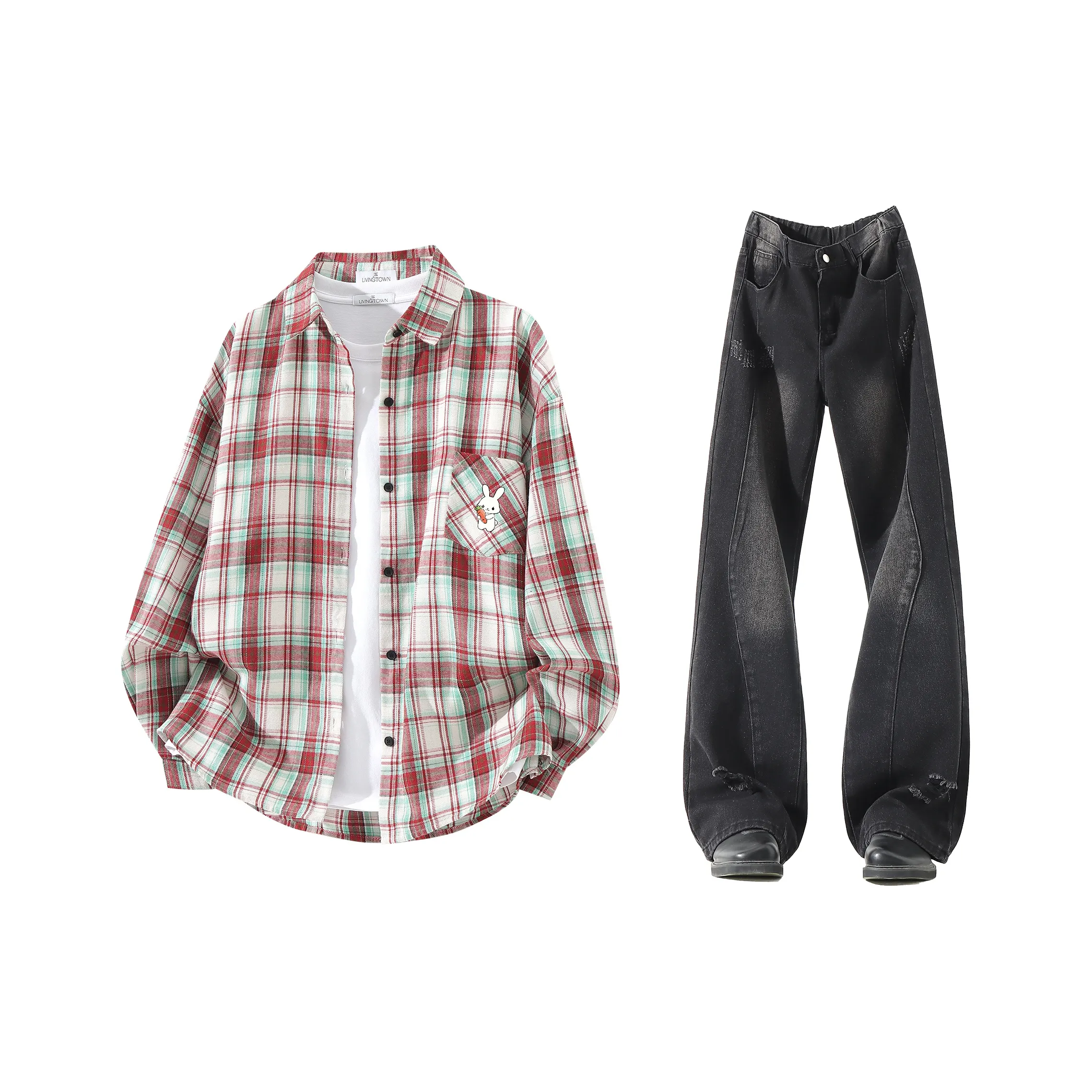 LIVINGTOWN Комплект рубашек для пар Унисекс