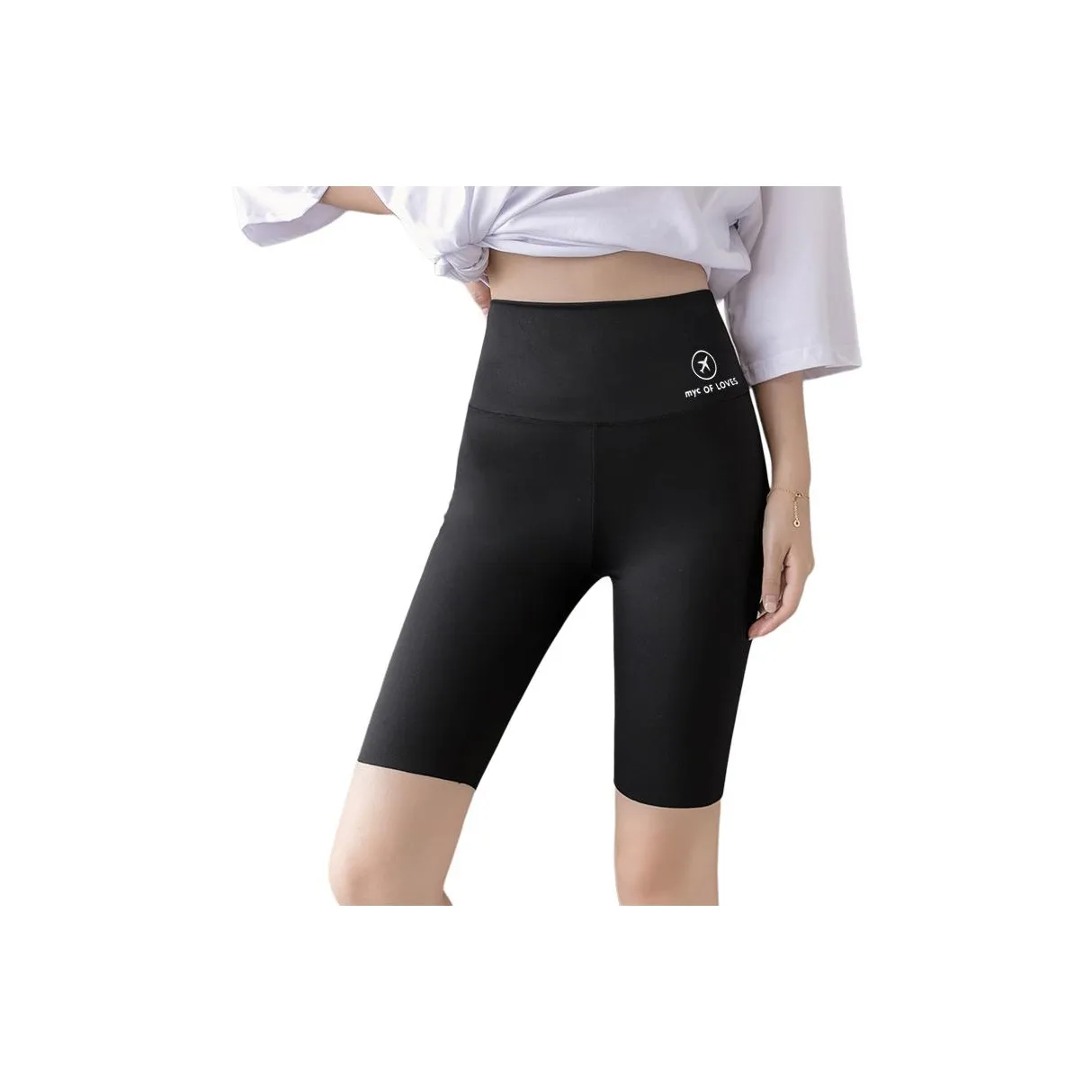 Mu Qingqing Женские Компрессионные Леггинсы