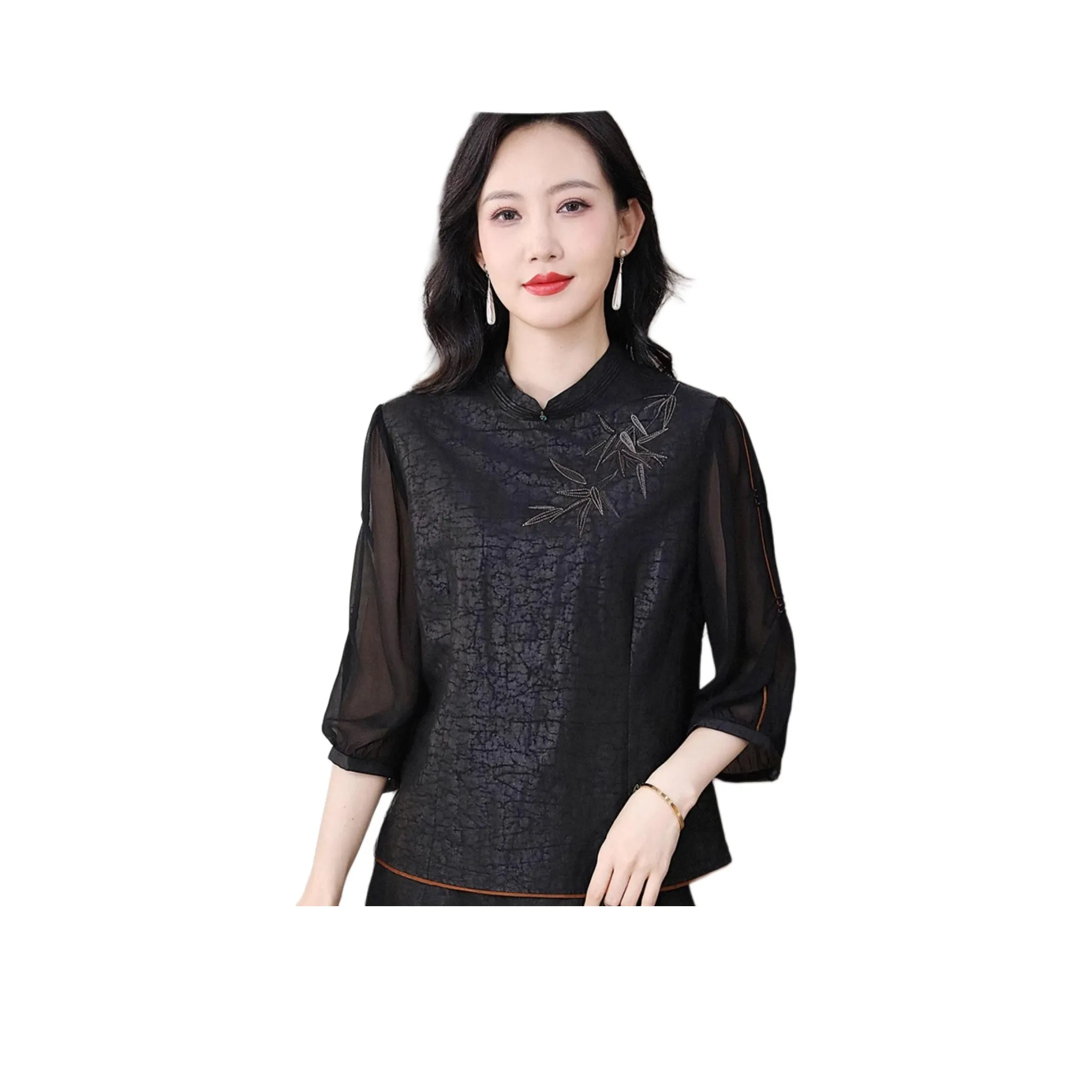Yi Mengyuan Shirts Women's Black