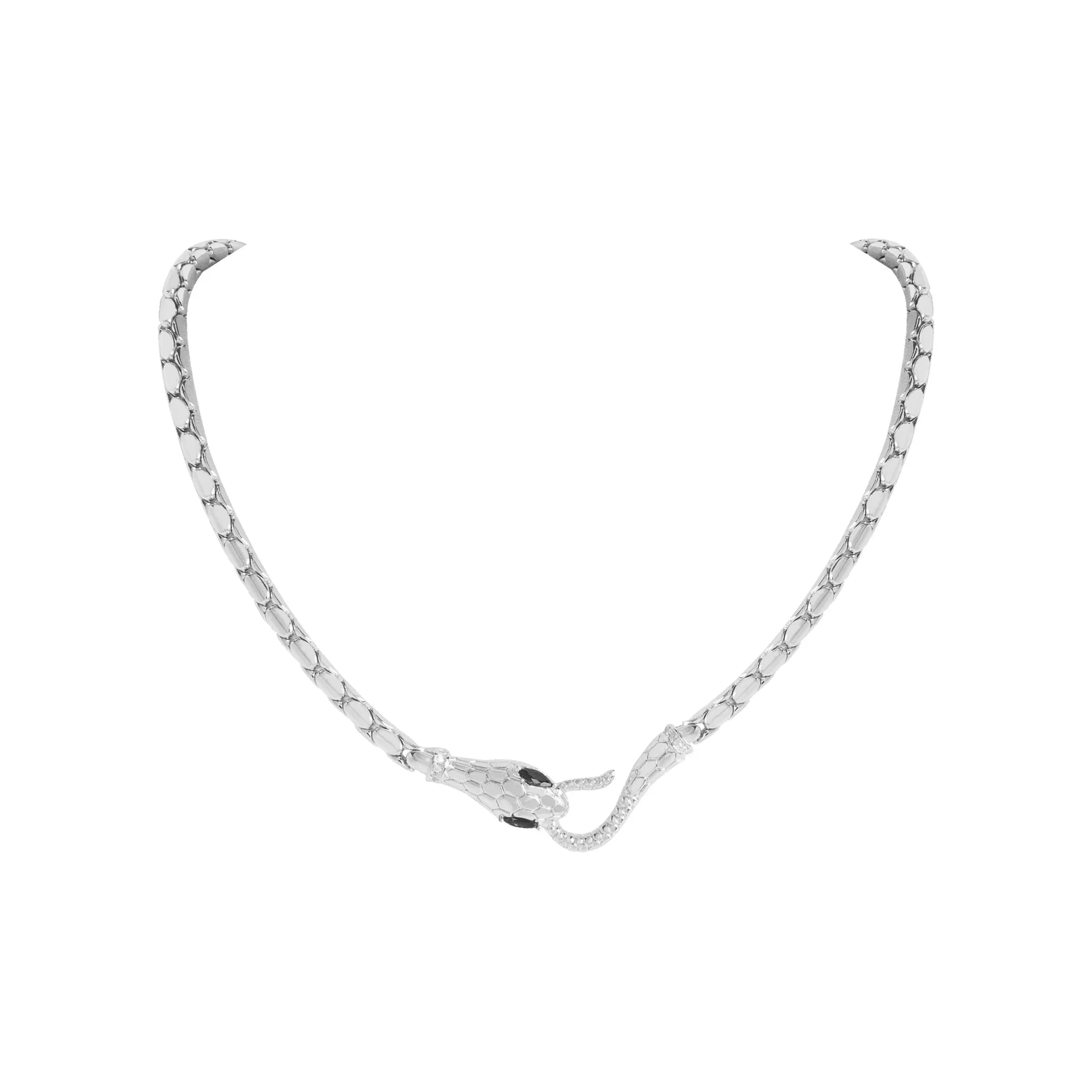 DREAM PARTY Copper Alloy Synthetic Cubic Zirconia Necklaces Unisex