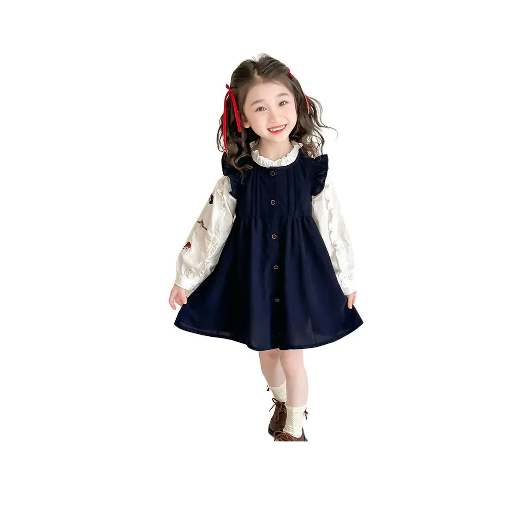 Детский комплект с юбкой для детей 3-7 лет Your Royal Highness синий