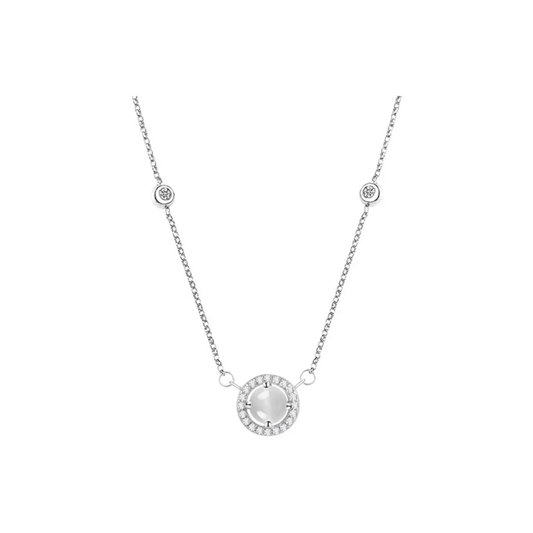 MIDNIGHT MOMENT Стекло Кошачий глаз Ожерелья Женские