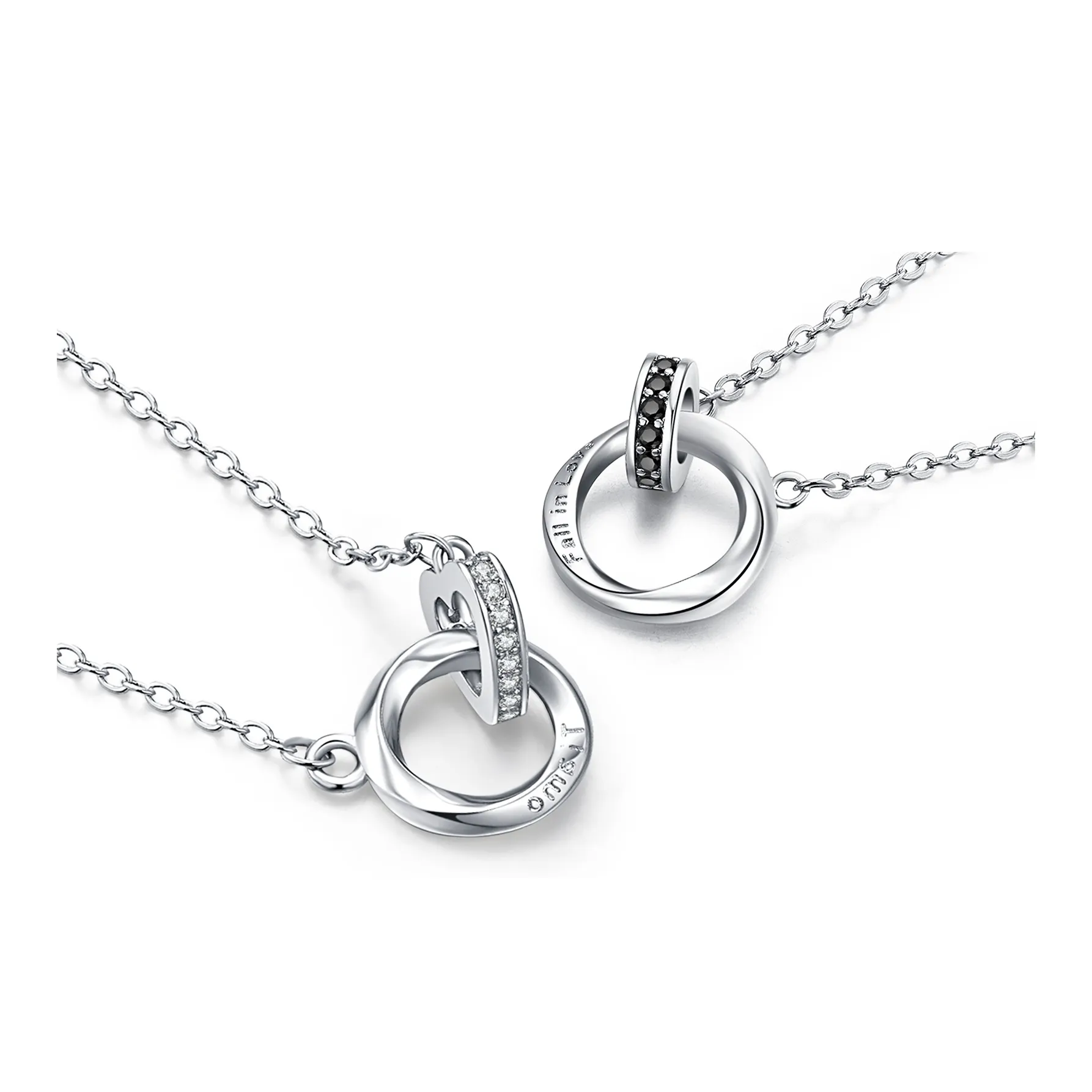 TEEX Сверкающий страз Ожерелья Унисекс