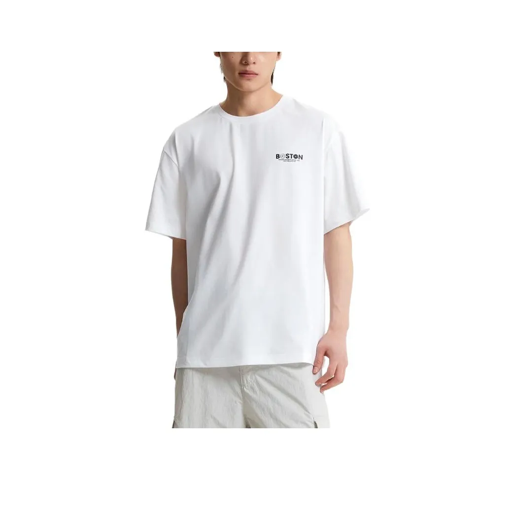 New Balance UNI FROZEN T Shirts Unisex 10 White