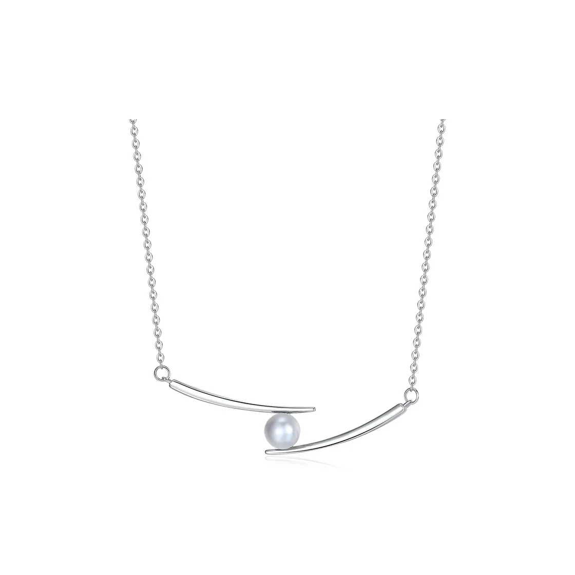Inlady Pearl Collarbone Chain Necklace Women's