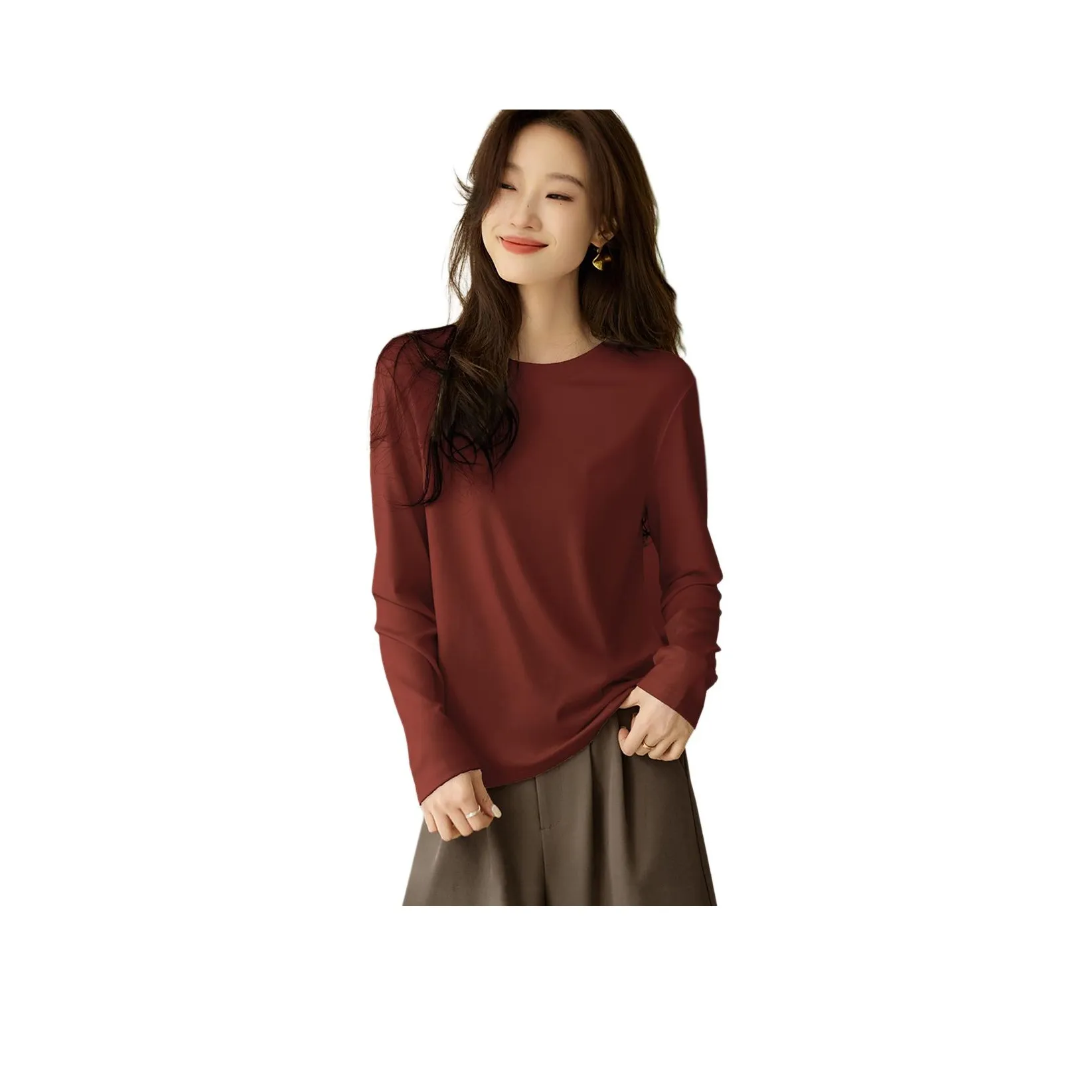 MOHANYIMEI Красный Женские T-рубашки