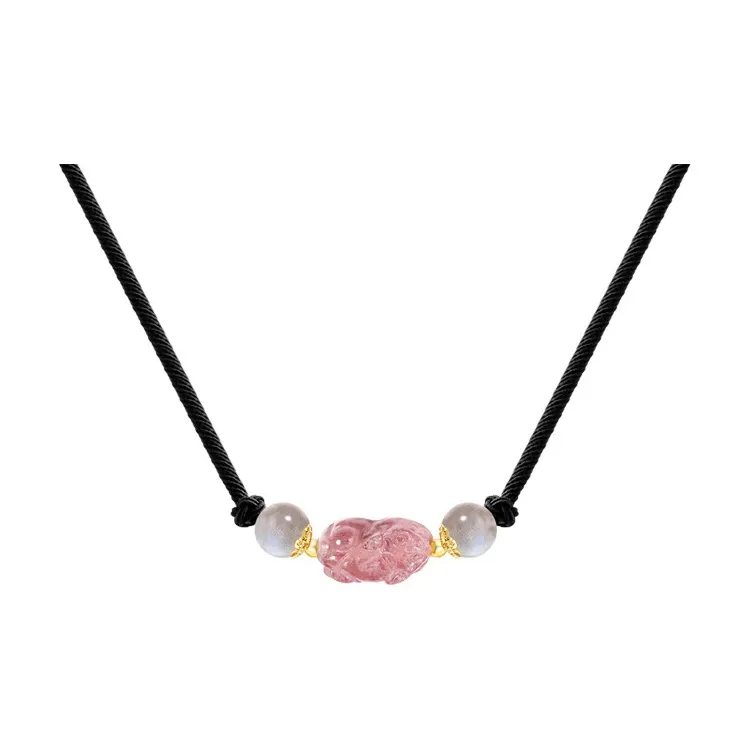 TRUE ME Obsidian Necklaces Unisex