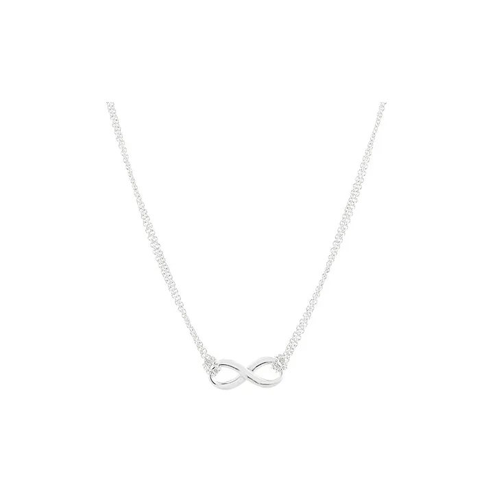 TIFFANY & CO. Infinity Series 925 Sterling Silver Necklaces Women's Silver