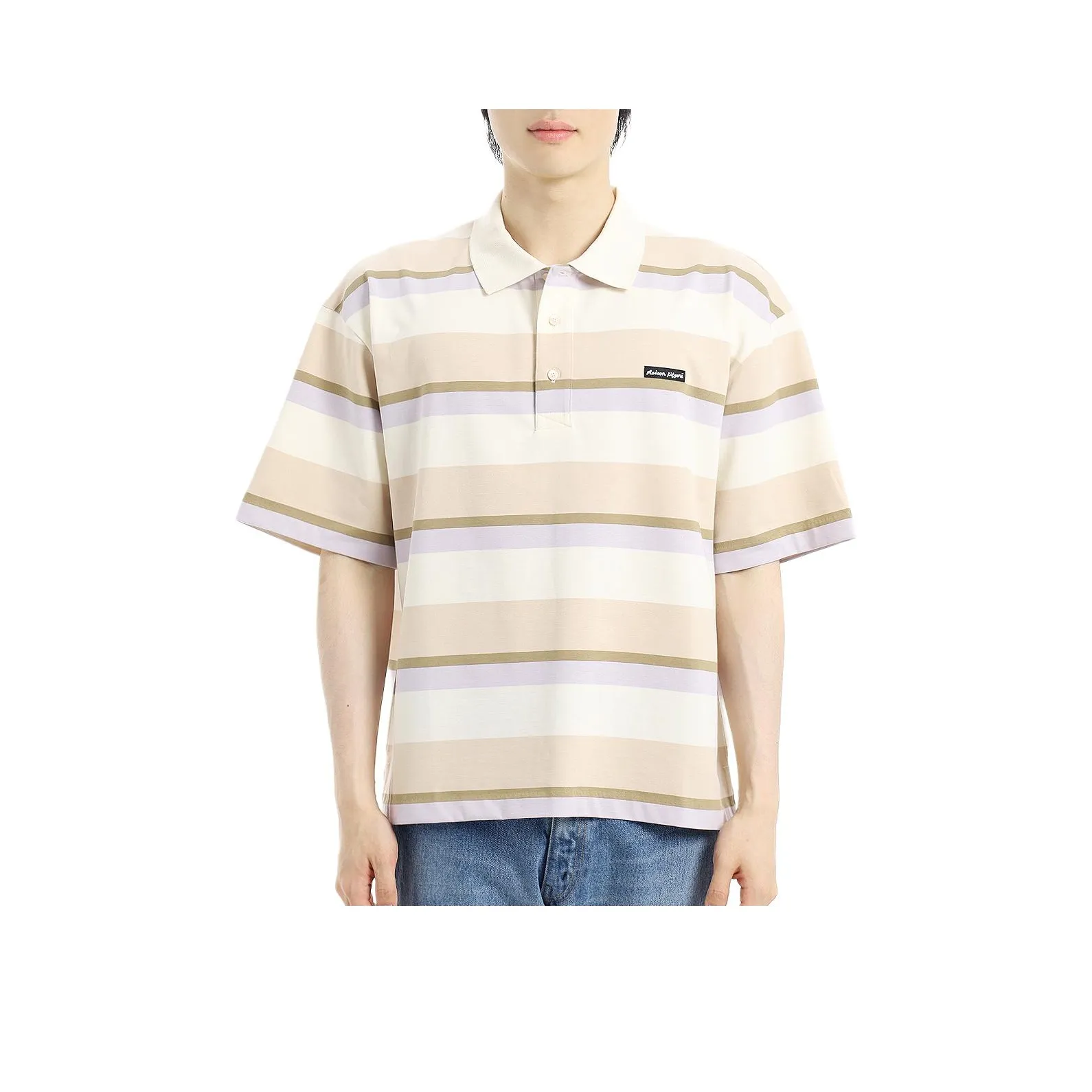 Maison Kitsune Polo Мужское Многоцветное