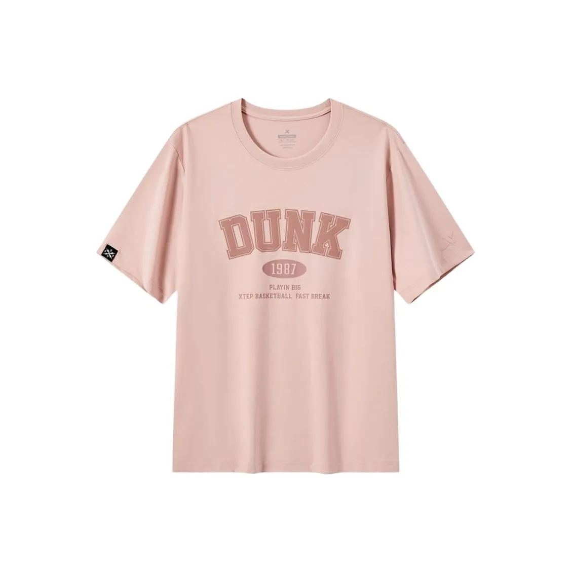 XTEP T Shirts Men's Iron Pink
