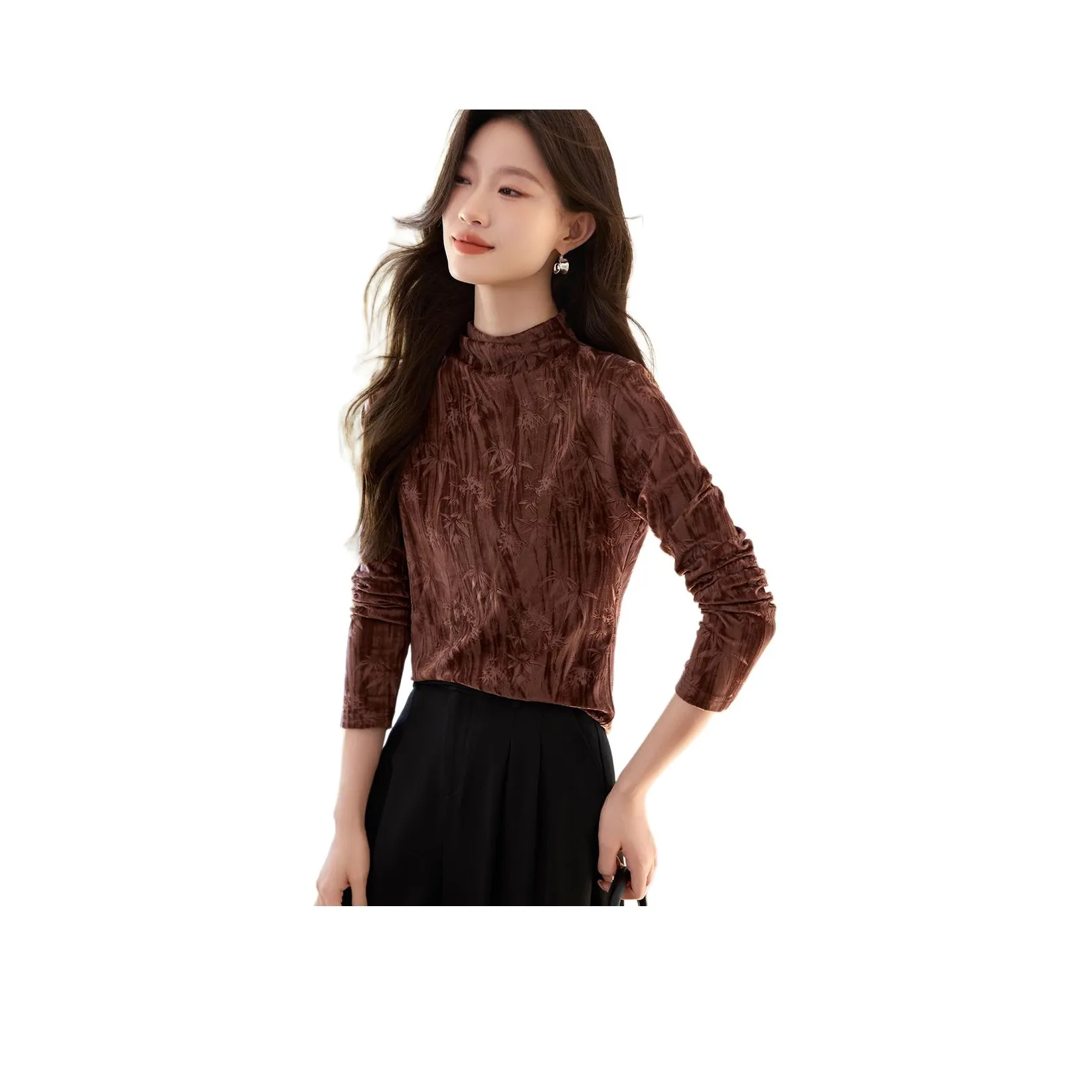 Mo Han Yi Mei T Shirt Women's Russet