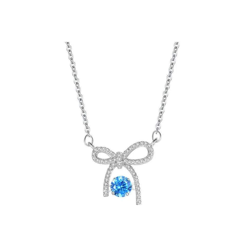 Regalrose 925 Sterling Silver Necklaces Women's Silver