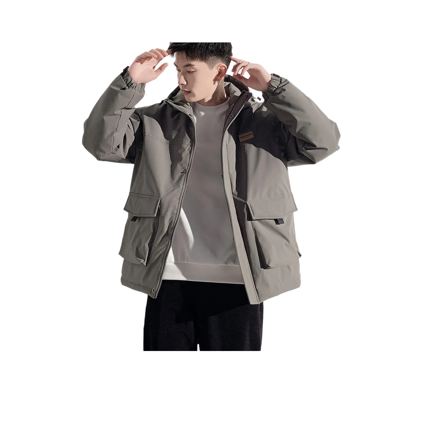 Tonlion Бирюзовый Мужской Пуховик