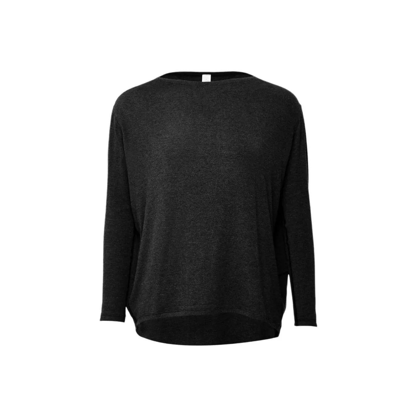 Lululemon Back In Action Drop Shoulder Sleeve T Shirt Women's Black Gray