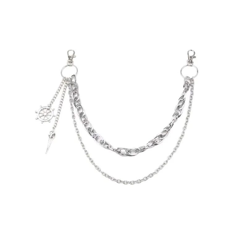 I YOU Сплав Цепи для брюк Унисекс