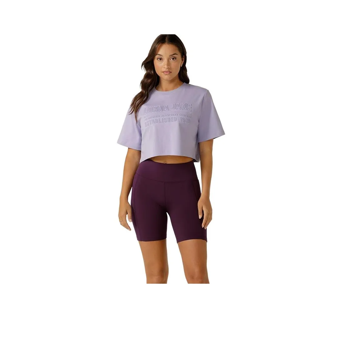 LORNA JANE T Рубашка Женская Лаванда