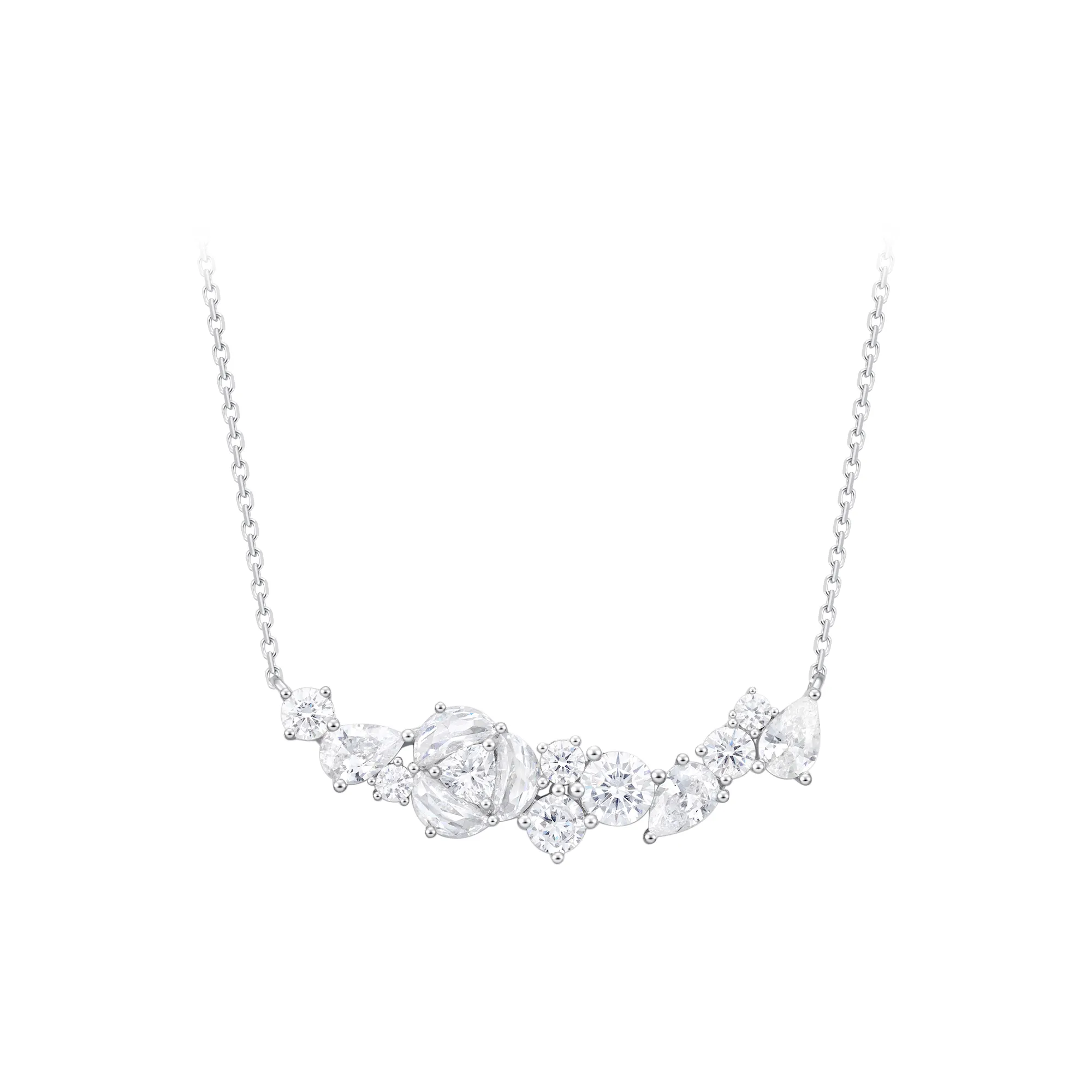 Abyb Charming Ожерелья с синтетическим кубическим цирконием Женские