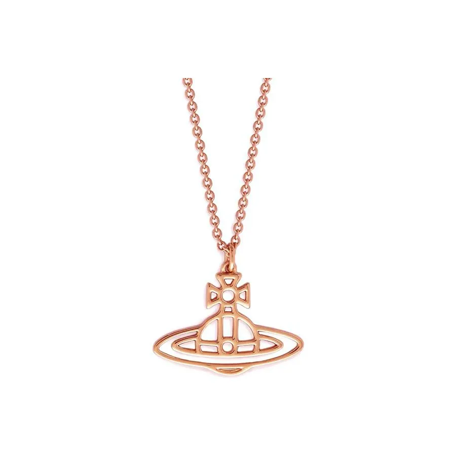 Vivienne Westwood Brass Necklaces Unisex Rose Gold