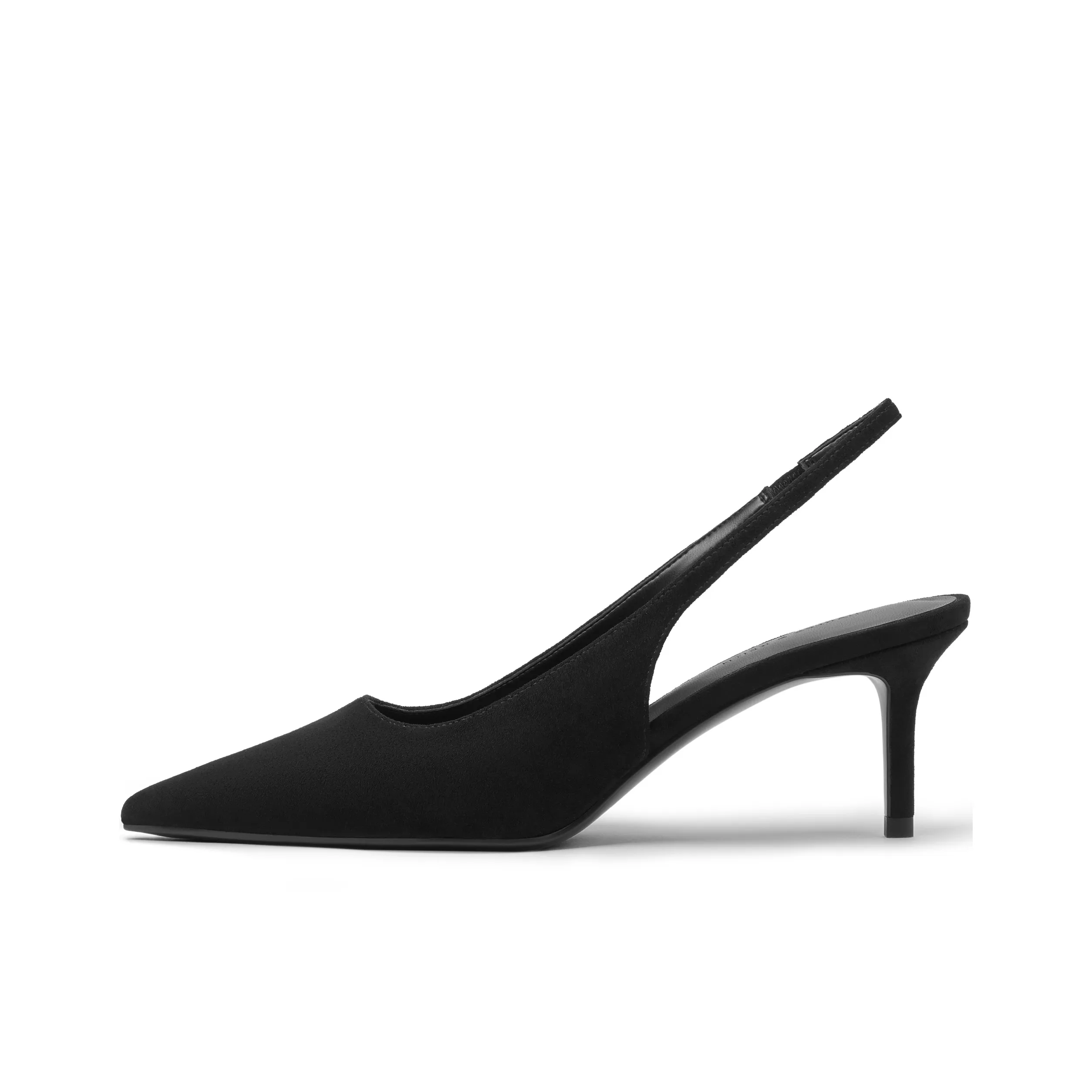 CHARLES KEITH Маленький Ck Узкий каблук Высокие каблуки 7,2 см Женские Черный Текстурированный Черный Текстурированный