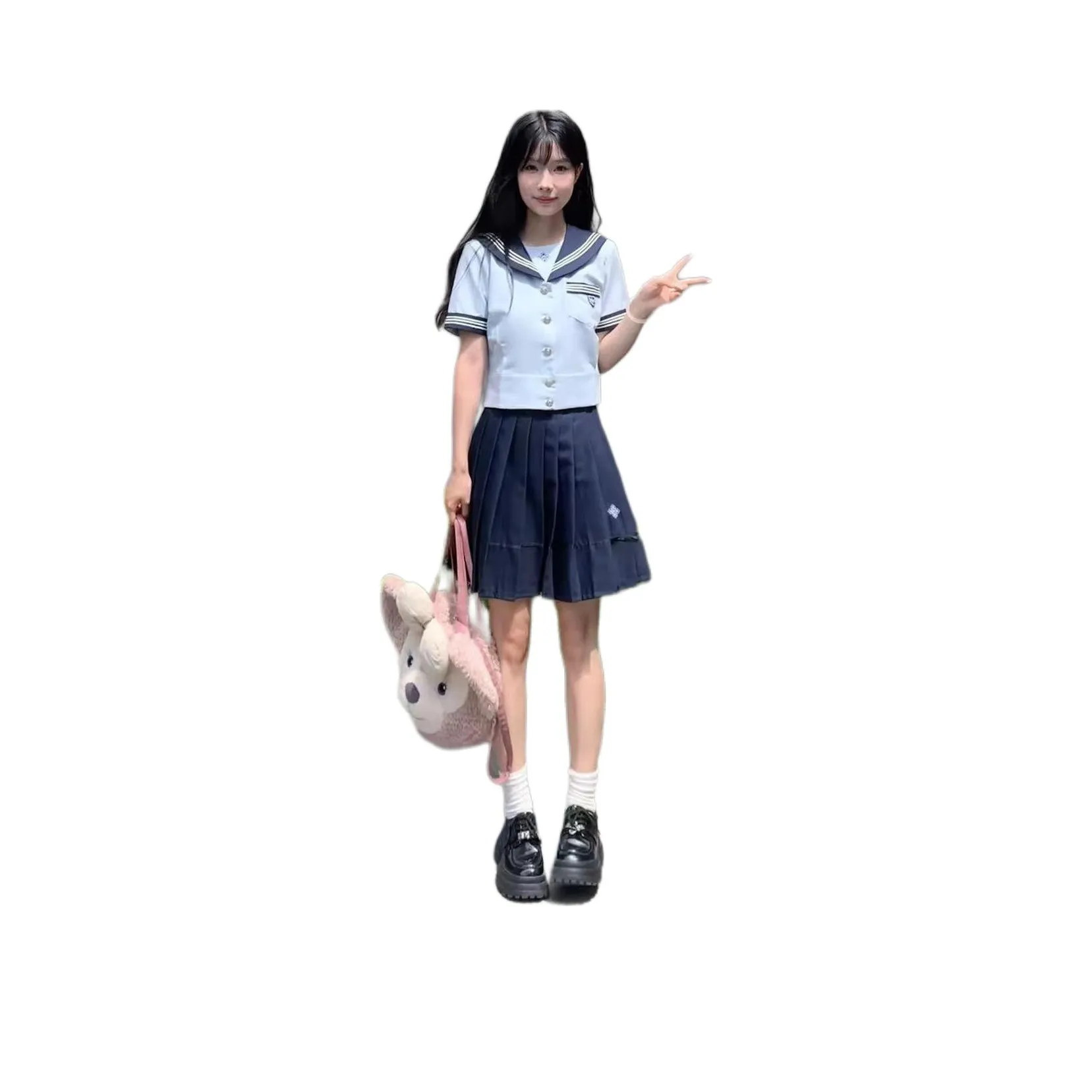 EFCR Небесно-голубой Одежда Наборы Женская Униформа