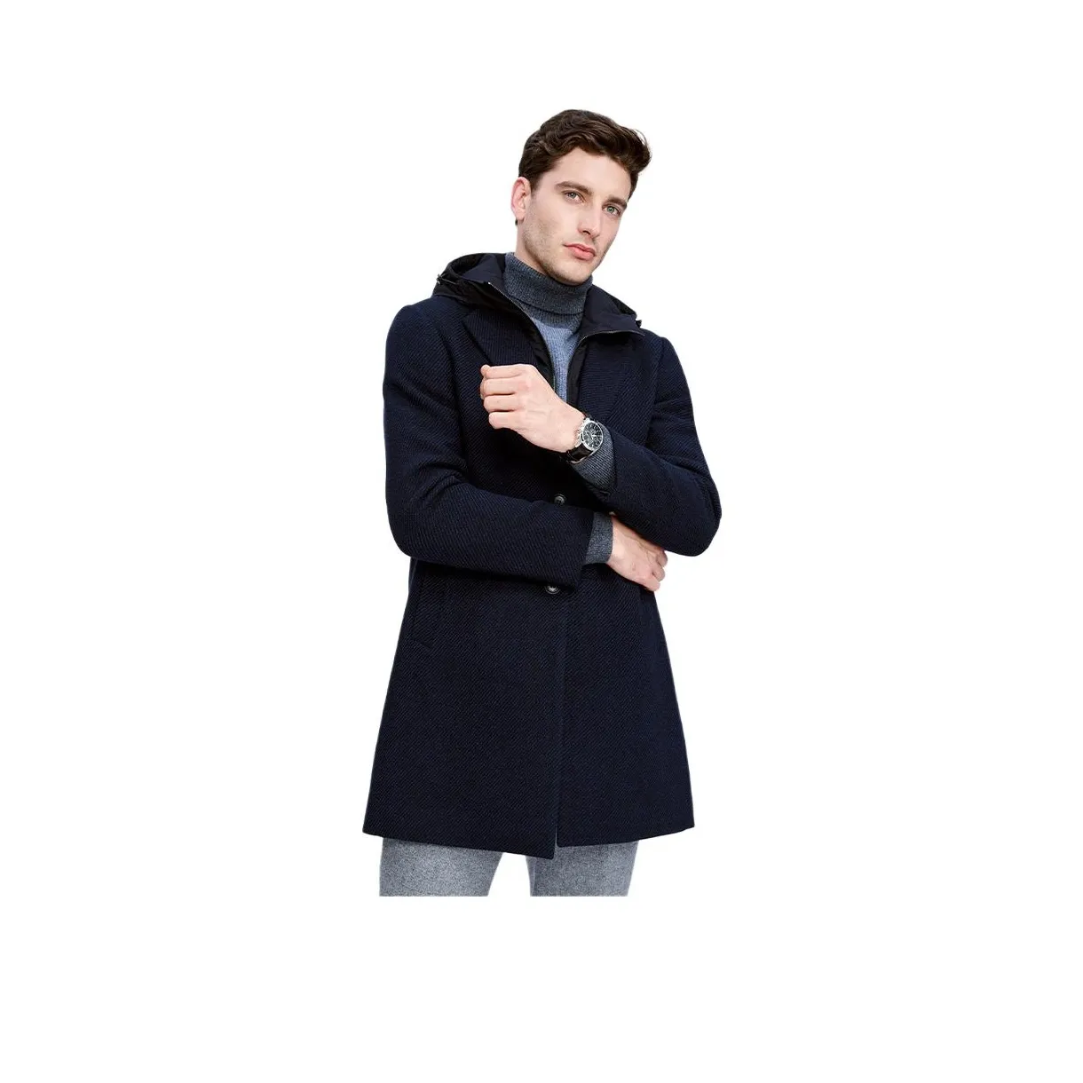 JODOLL Темно-синий Мужской Пальто